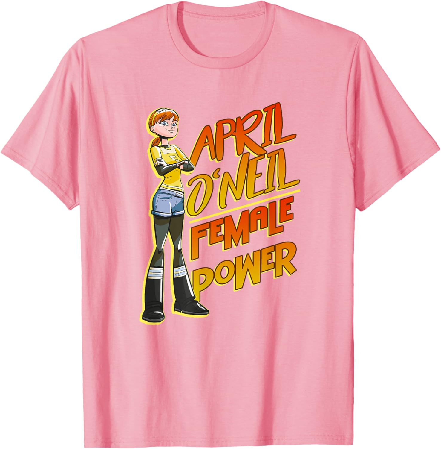 Mademark Teenage Mutant Ninja Turtles April O'Neill Women's T-Shirt - 3