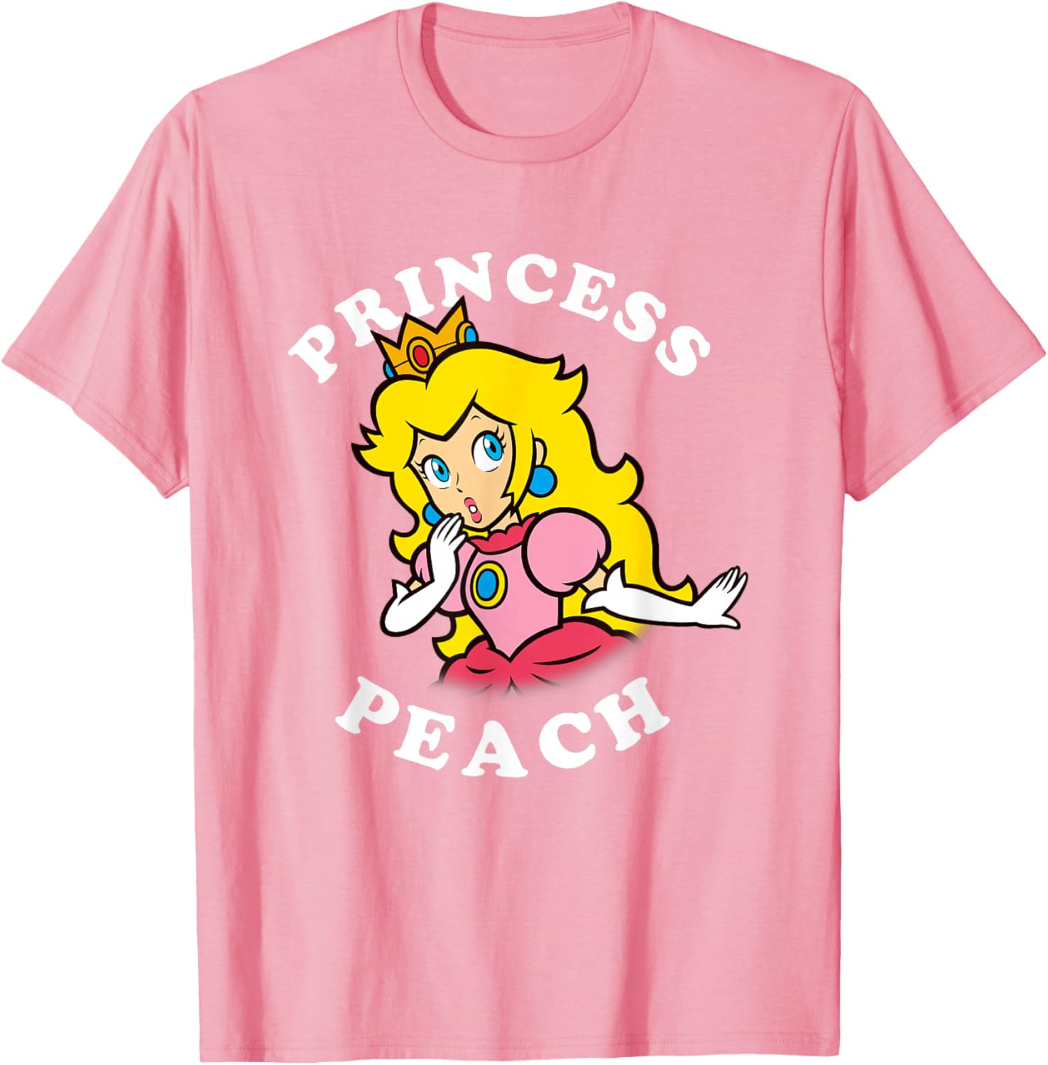 Super Mario Princess Peach Big Portrait T-Shirt for Fans and Collectors - 20