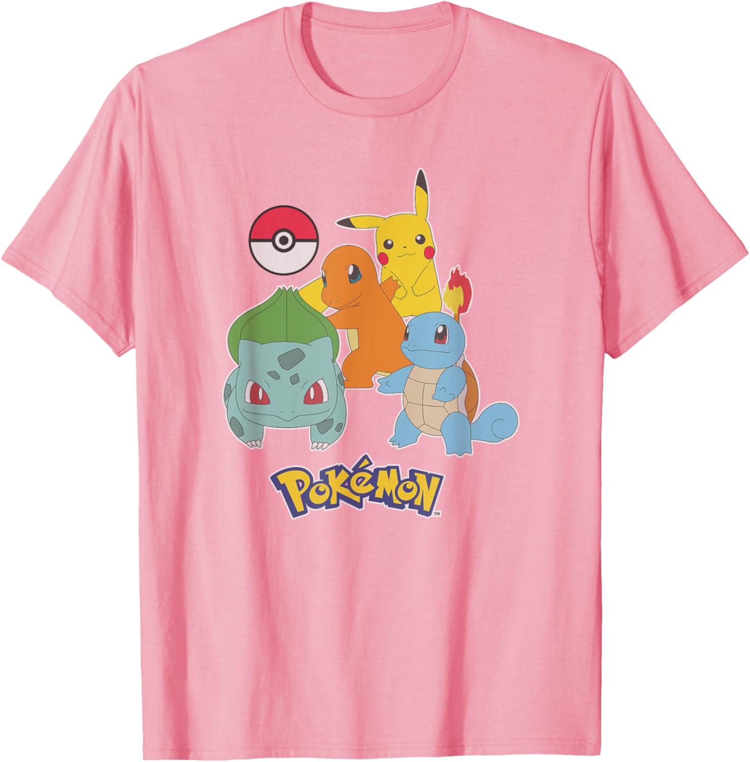 Pokemon First Generation Group Shot Logo T-Shirt for Fans and Collectors - 9