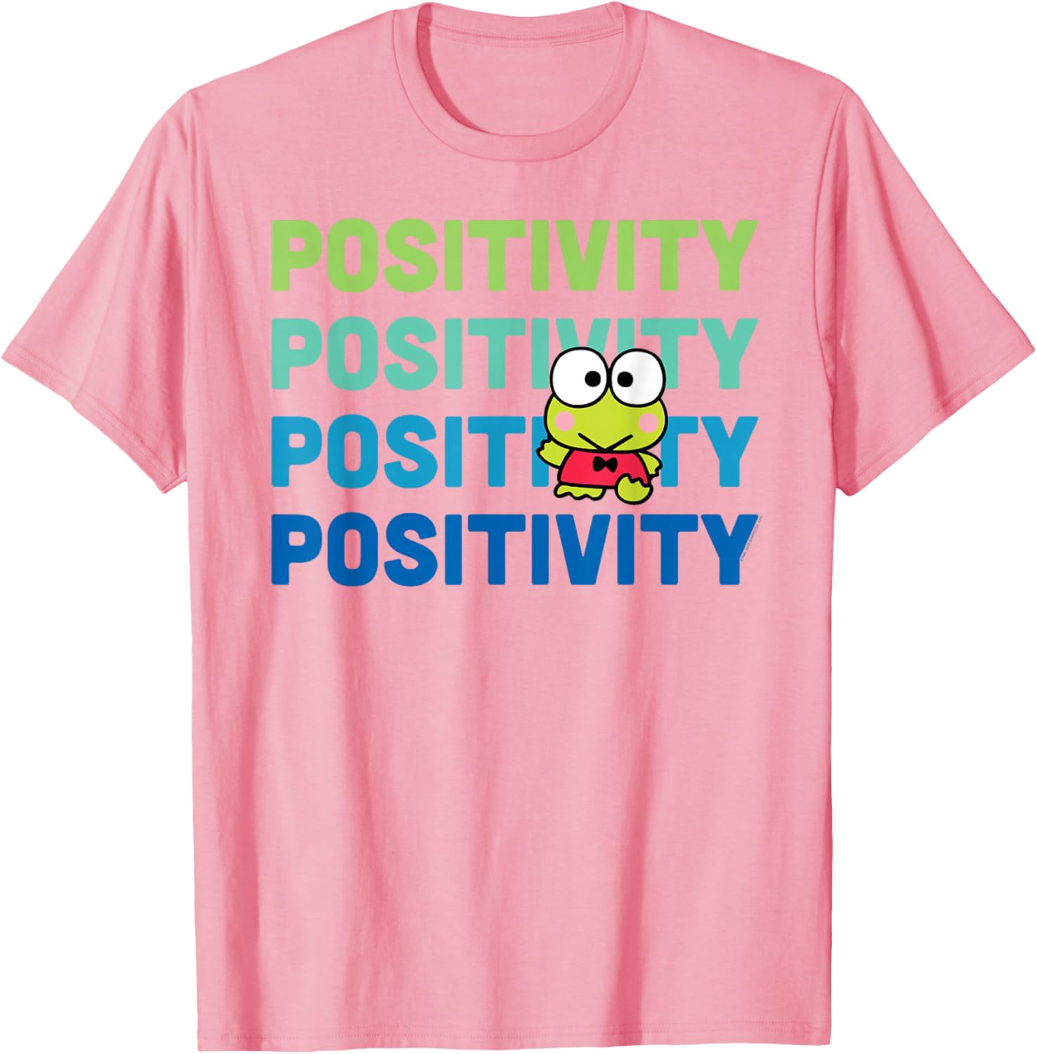 Keroppi Positivity T-Shirt - Cute Frog Design for Fun Fashion Lovers - 18