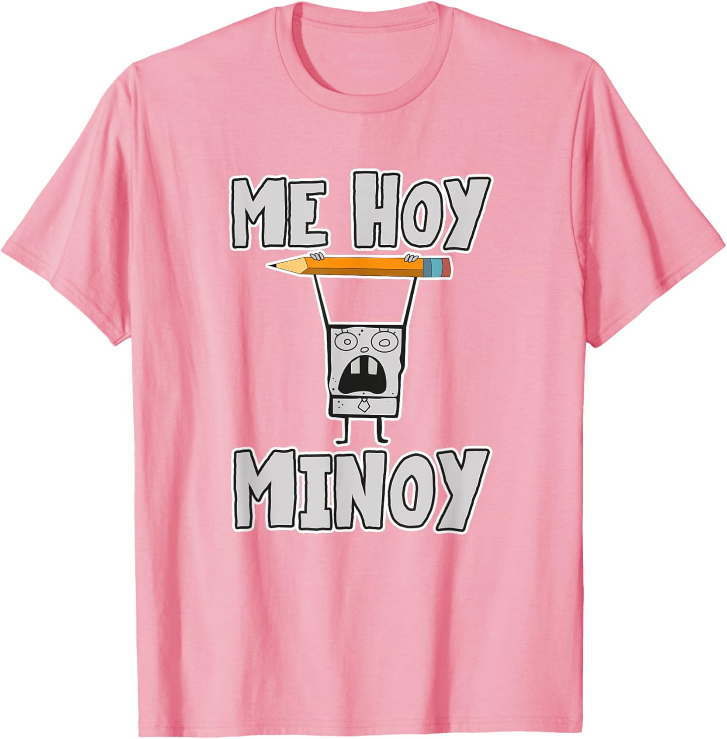 Mademark DoodleBob Me Hoy Minoy T-Shirt - Fun SpongeBob Apparel - 15