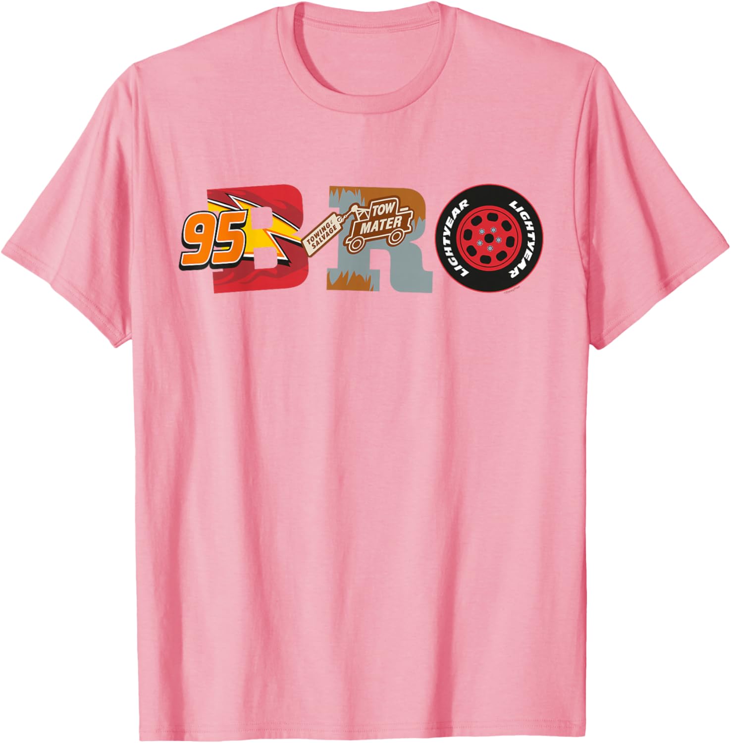 Disney Pixar Cars Matching Brother Family Trip T-Shirt for Kids - 1