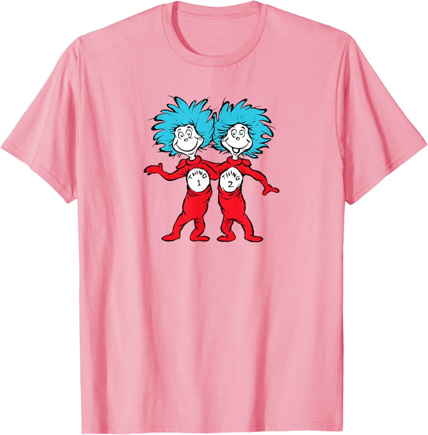 Dr. Seuss Thing 1 Thing 2 Buddies T-Shirt for Fun Lovers and Kids - 19