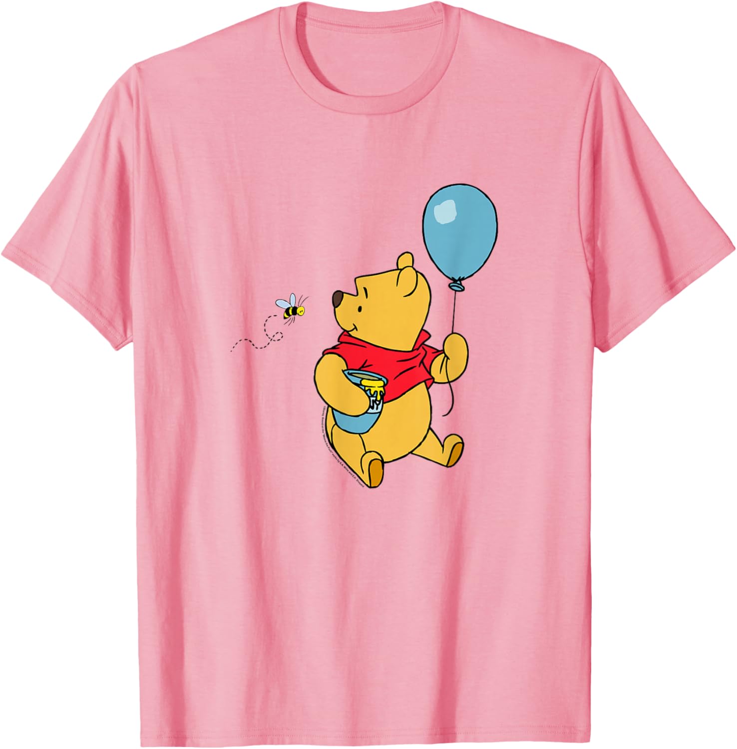 Adorable Disney Winnie the Pooh T-Shirt with Balloon and Honey Design - 12