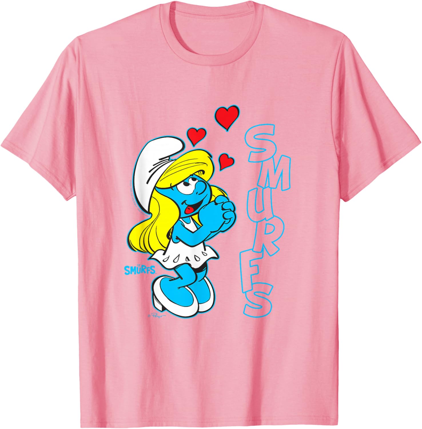 Cute Smurfs Smurfette T-Shirt for Fans of The Smurfs Cartoon Style - 10