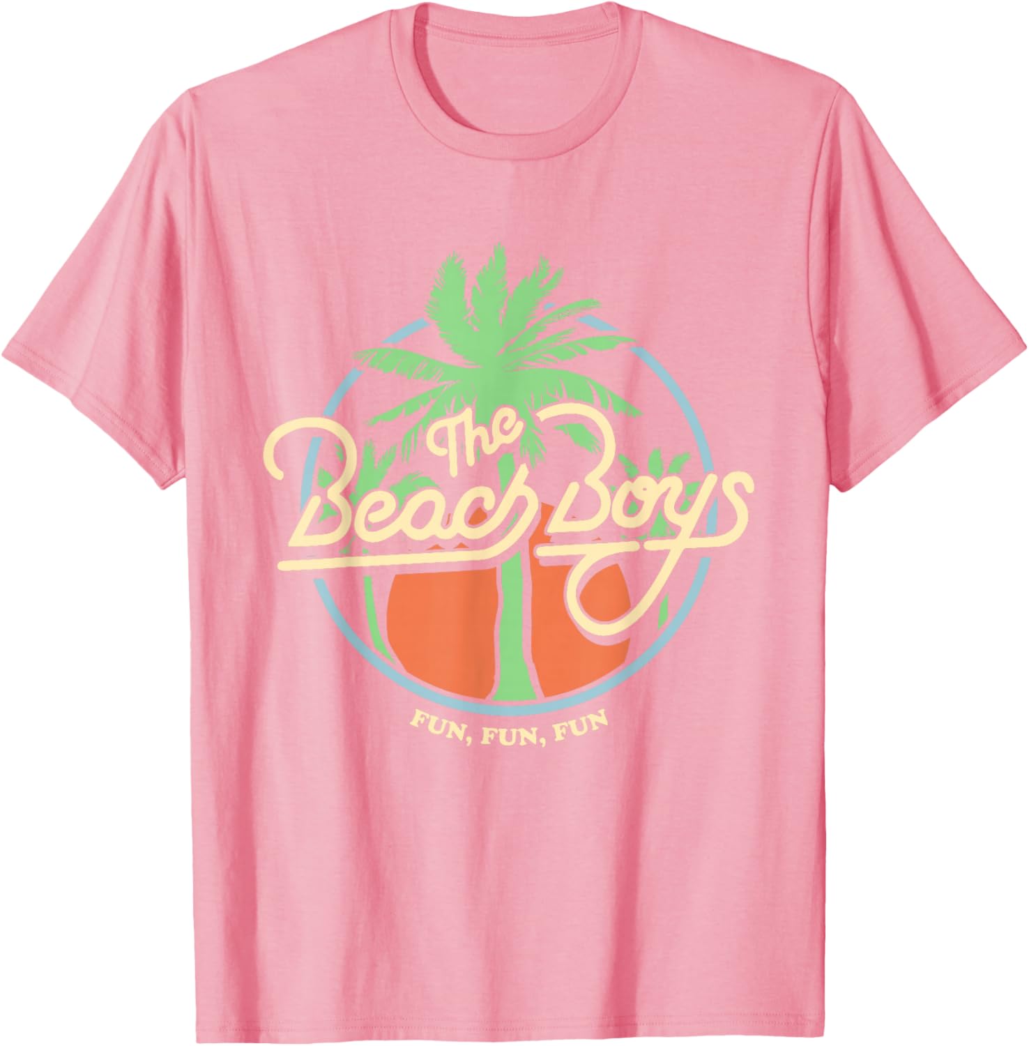 Beach Boys Fun Fun Fun Palm Tree T-Shirt for Relaxed Summer Vibes - 9