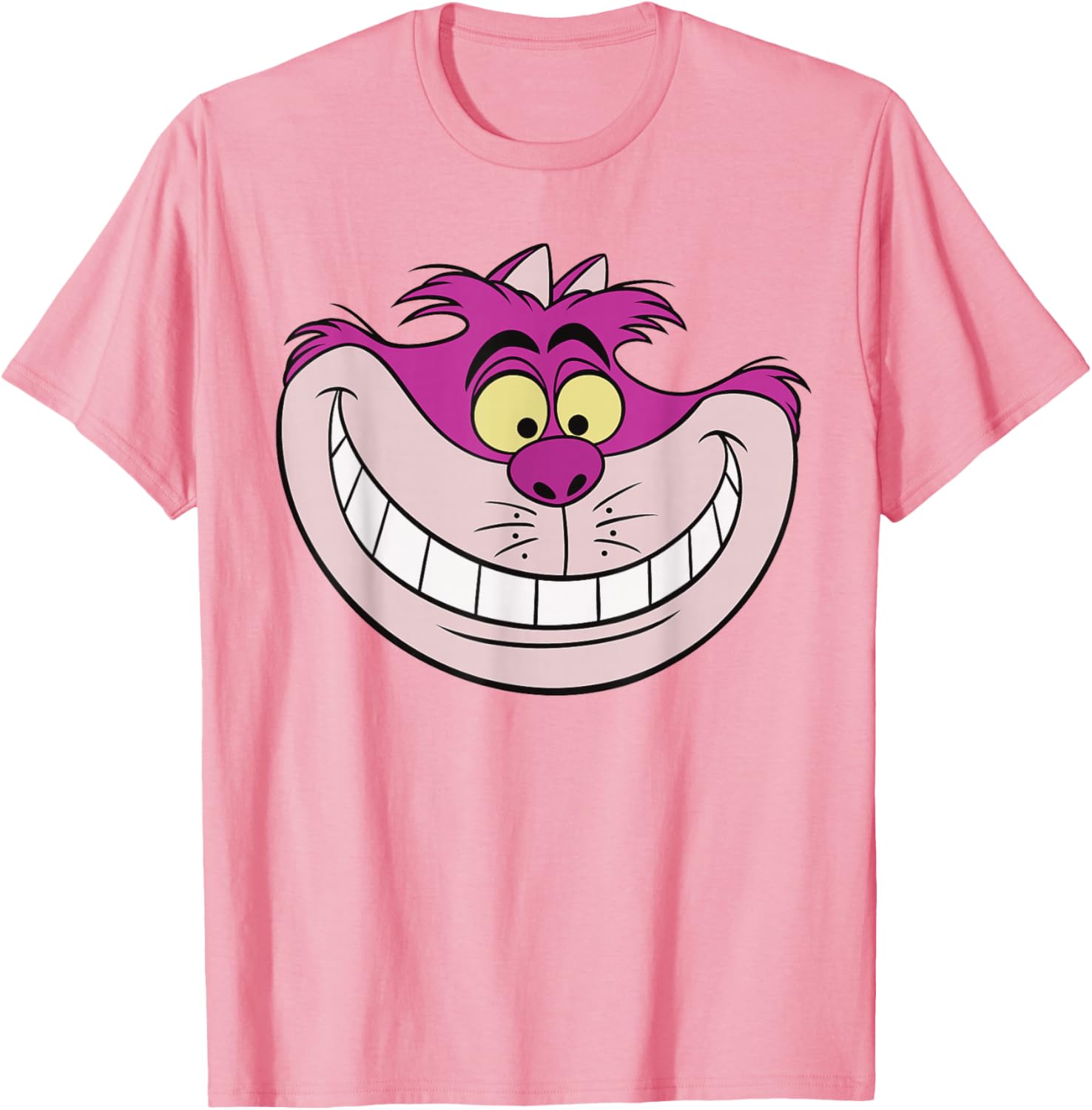 Charming Cheshire Cat Grin T-Shirt from Disney's Alice in Wonderland - 2