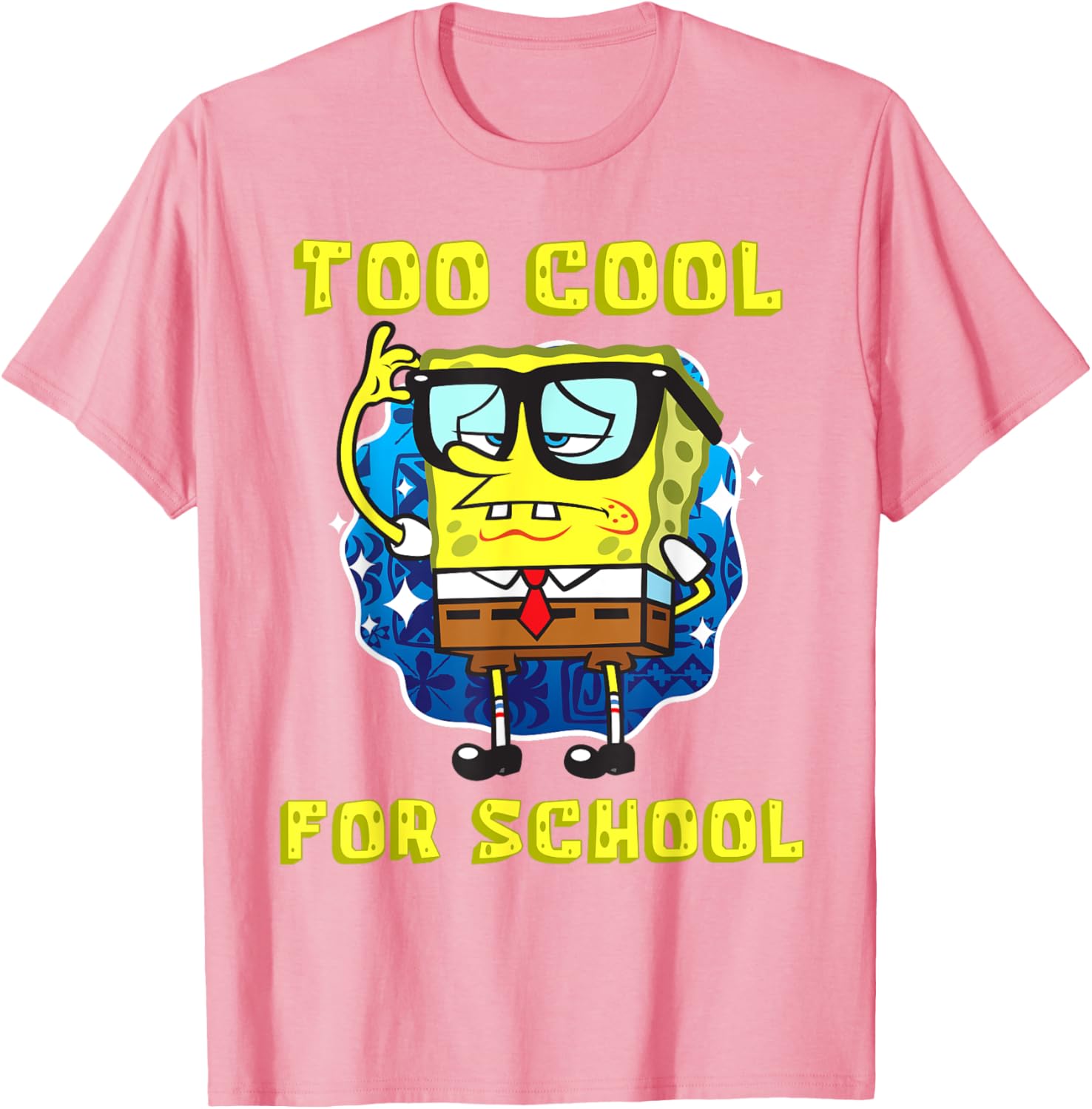 Mademark SpongeBob SquarePants Cool Glasses T-Shirt for Kids - 12
