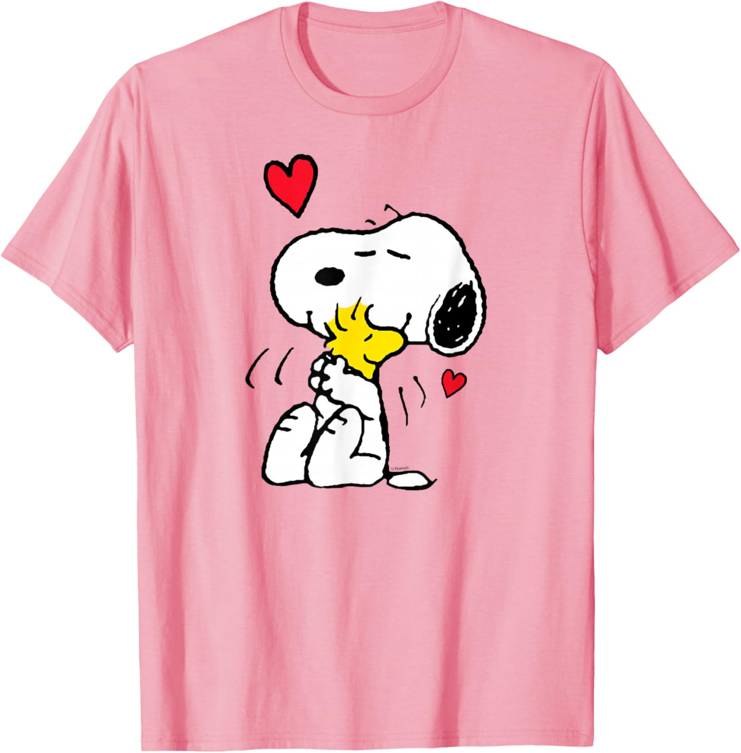 Peanuts Valentine Snoopy and Woodstock Cute Love T-Shirt for Kids - 7
