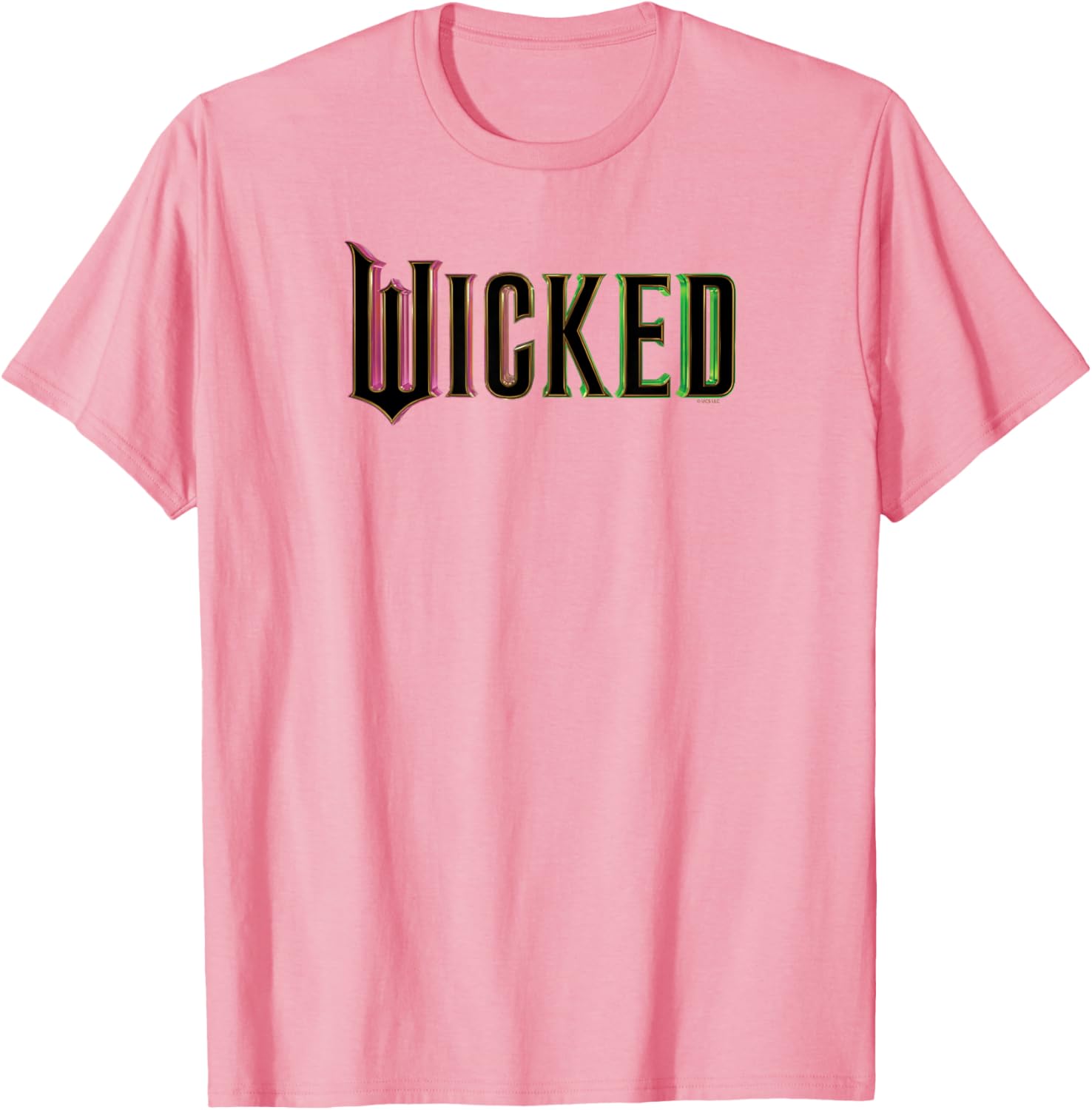 Wicked Pink and Green Logo T-Shirt for Trendy Fashion Lovers - 9