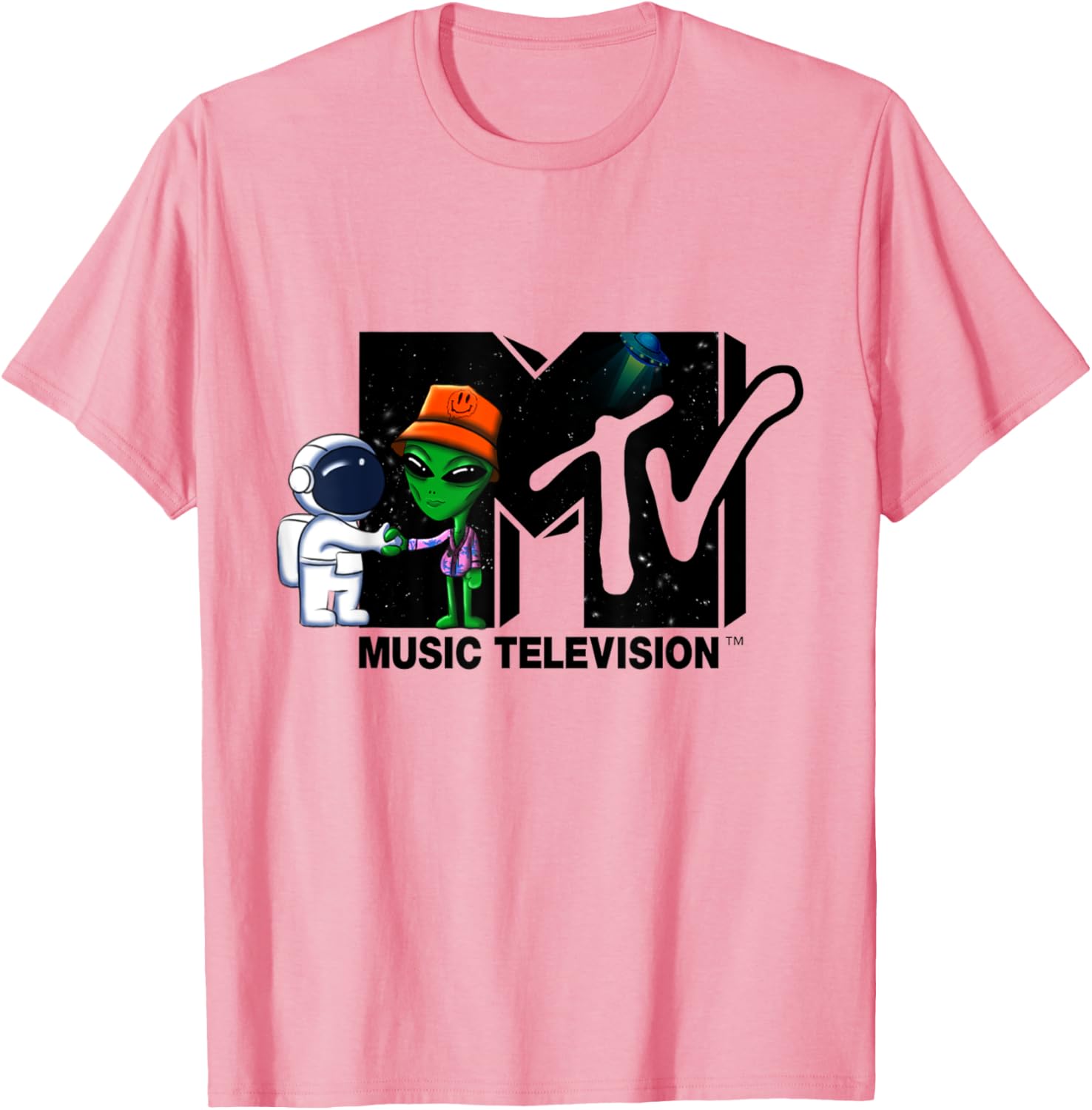 Mademark x MTV Astronaut Alien Space T-Shirt for Cool Street Style - 8
