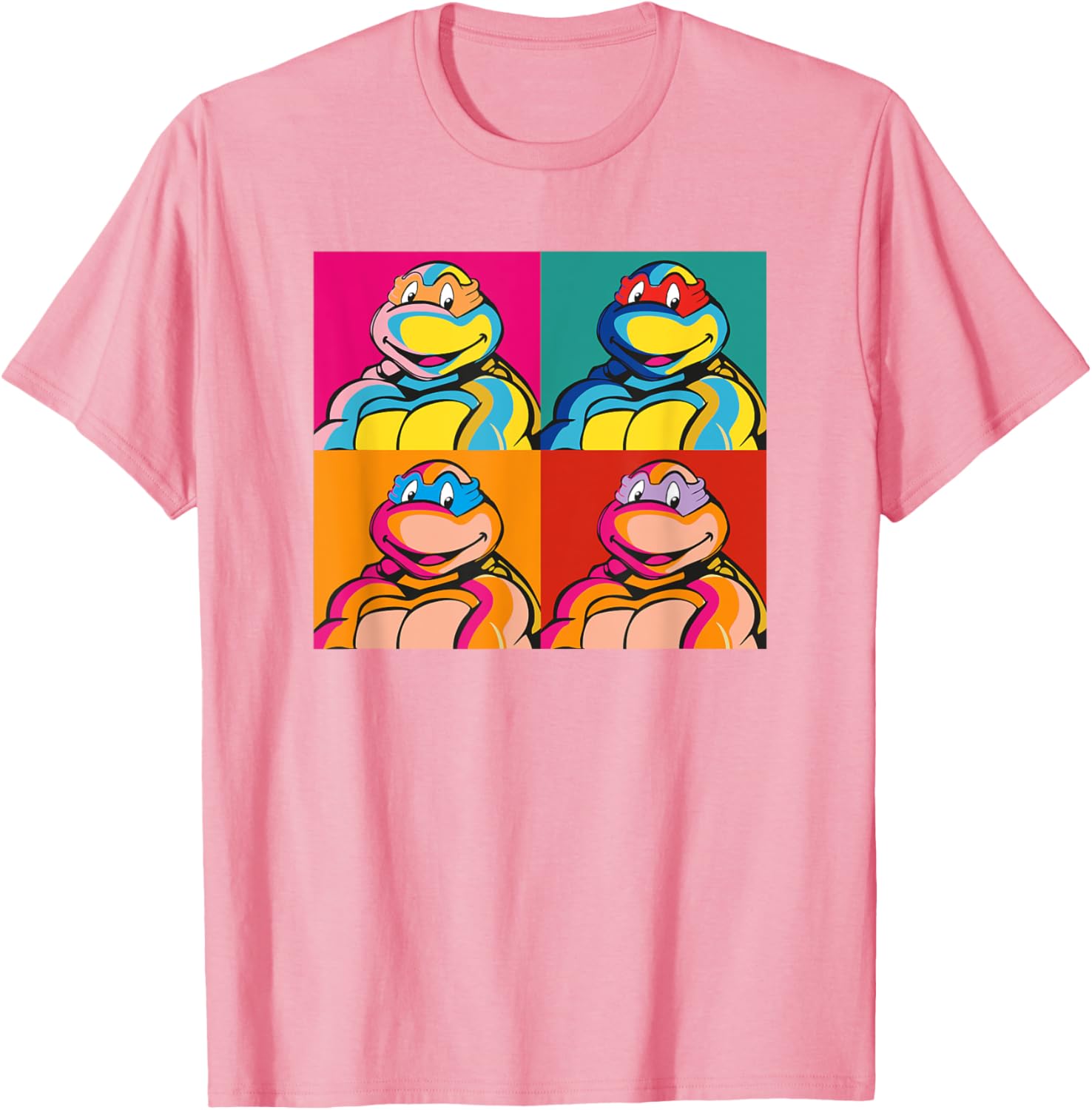 Mademark x TMNT Pop Art T-Shirt Featuring Donatello Michelangelo Leonardo - 1