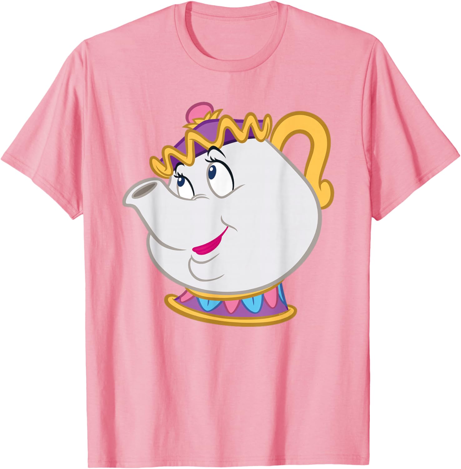 Disney Beauty and the Beast Mrs. Potts Big Face Costume T-Shirt for Fans - 11