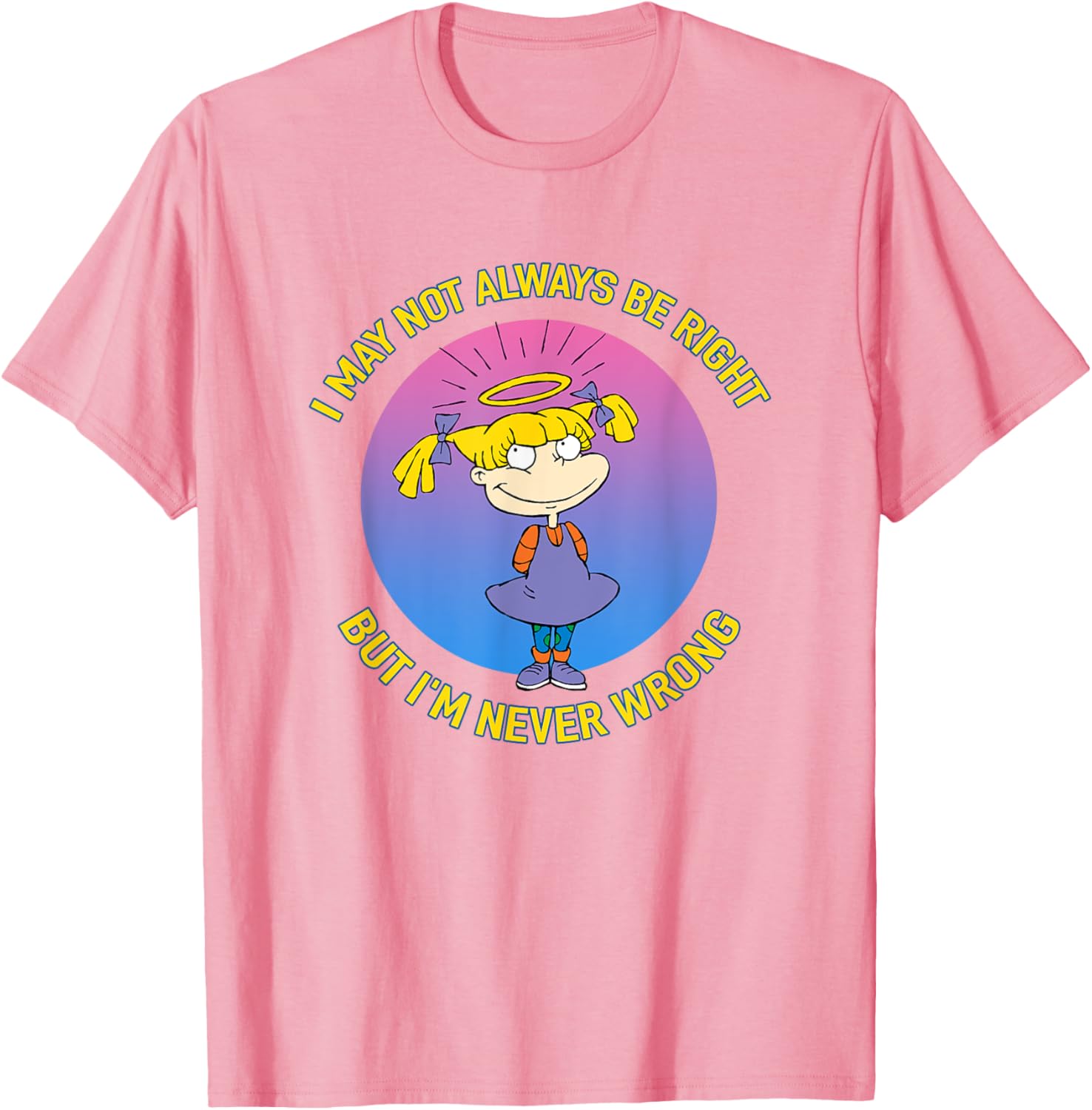 Mademark x Rugrats Angelica Never Wrong T-Shirt for Fun Fashion Fans - 9