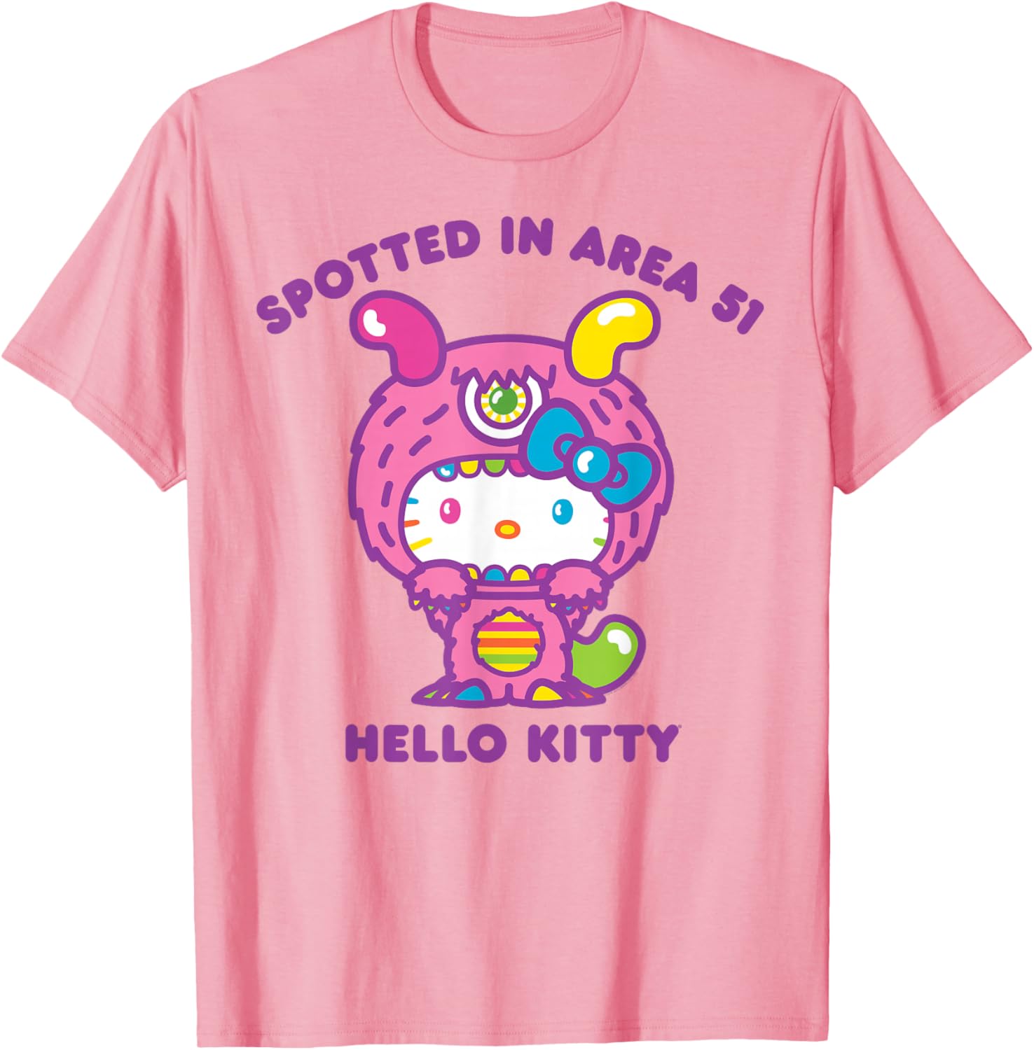 Hello Kitty Area 51 Alien Sighting T-Shirt for Fun Fashion Lovers - 5