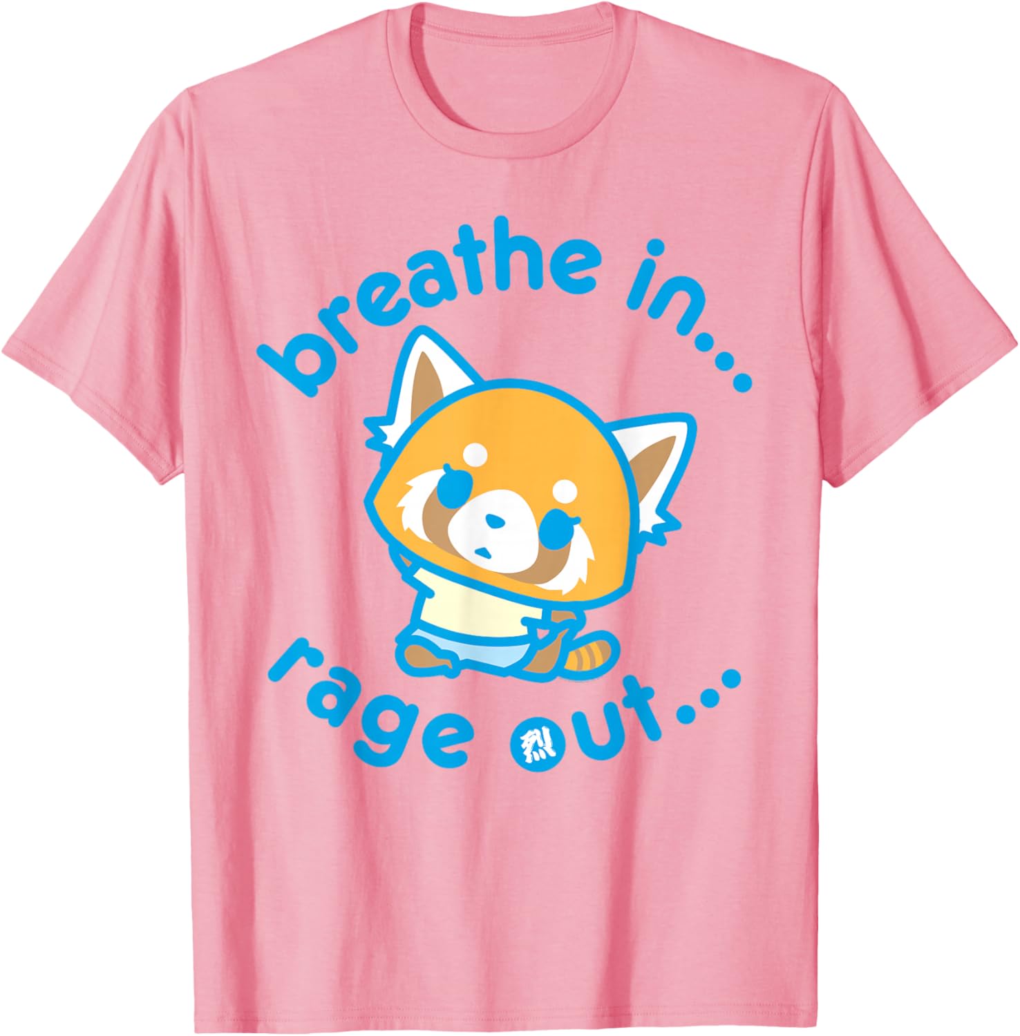 Aggretsuko Yoga Breathe In Rage Out T-Shirt for Fans and Yoga Lovers - 6