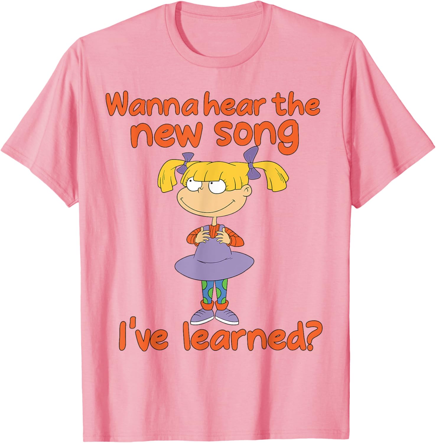 Mademark x Rugrats Angelica Wanna Hear The New Song T-Shirt for Fans - 1