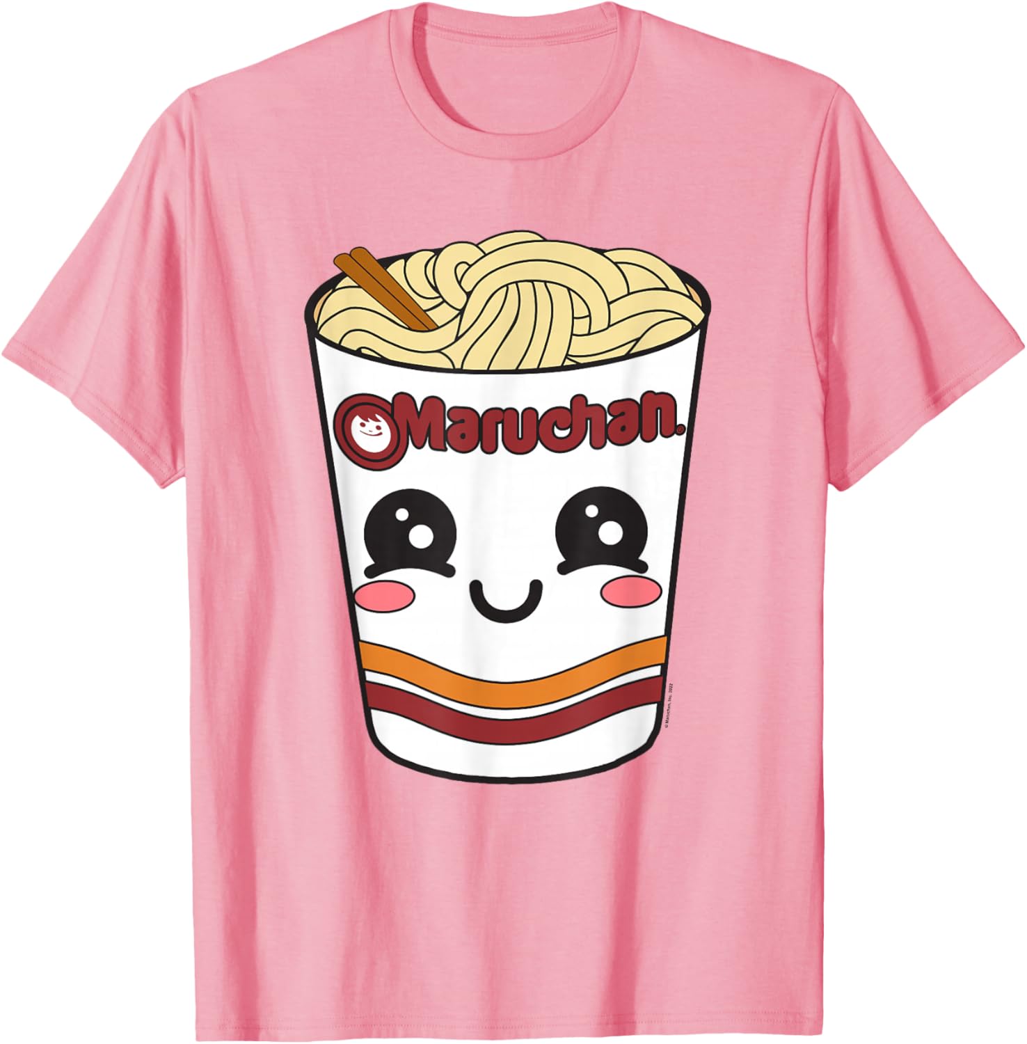 Cute Maruchan Ramen Noodle Cup Face T-Shirt for Fun Fashion Lovers - 8