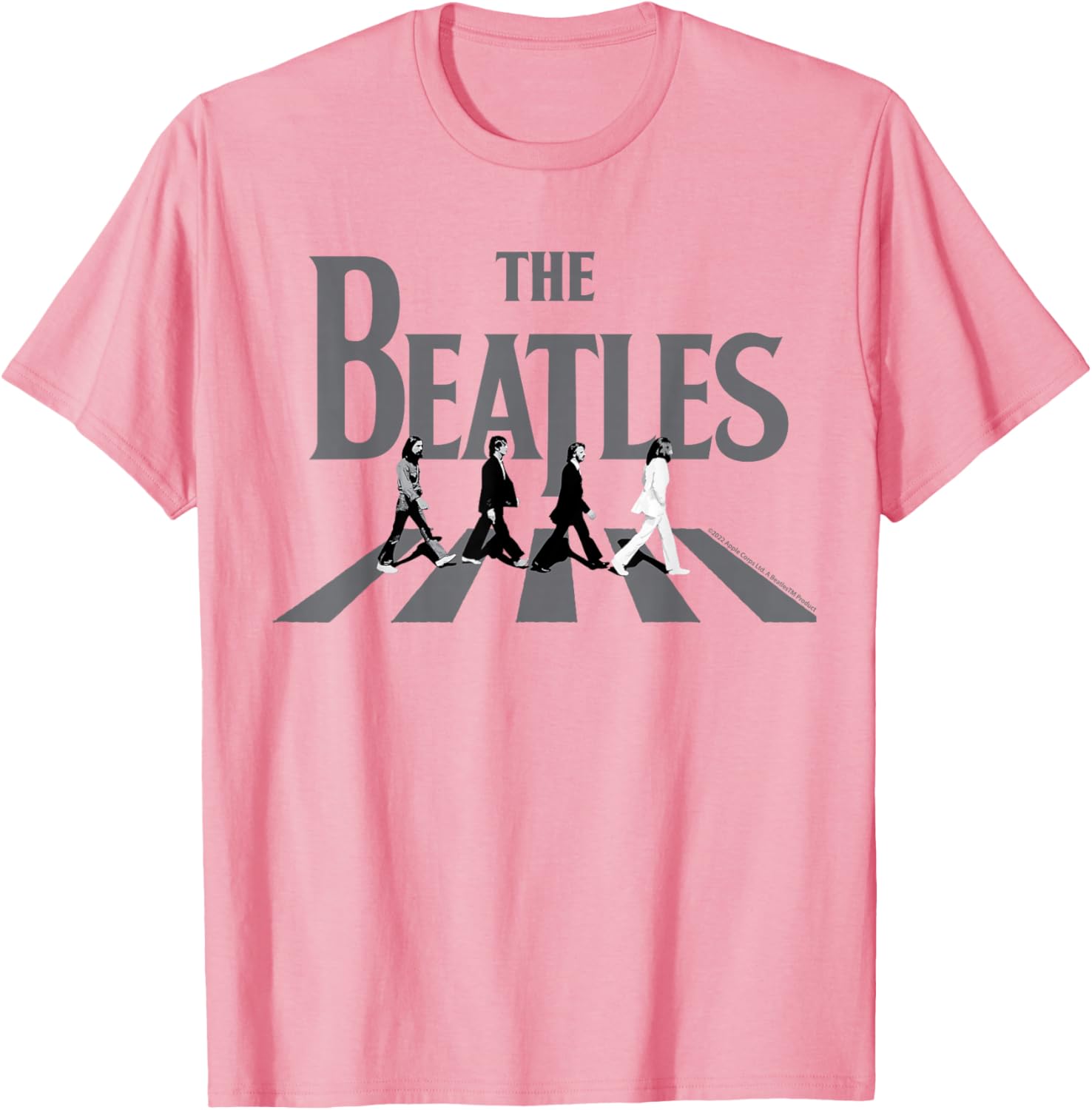 The Beatles Abbey Road Greyscale T-Shirt for Music Lovers - 2