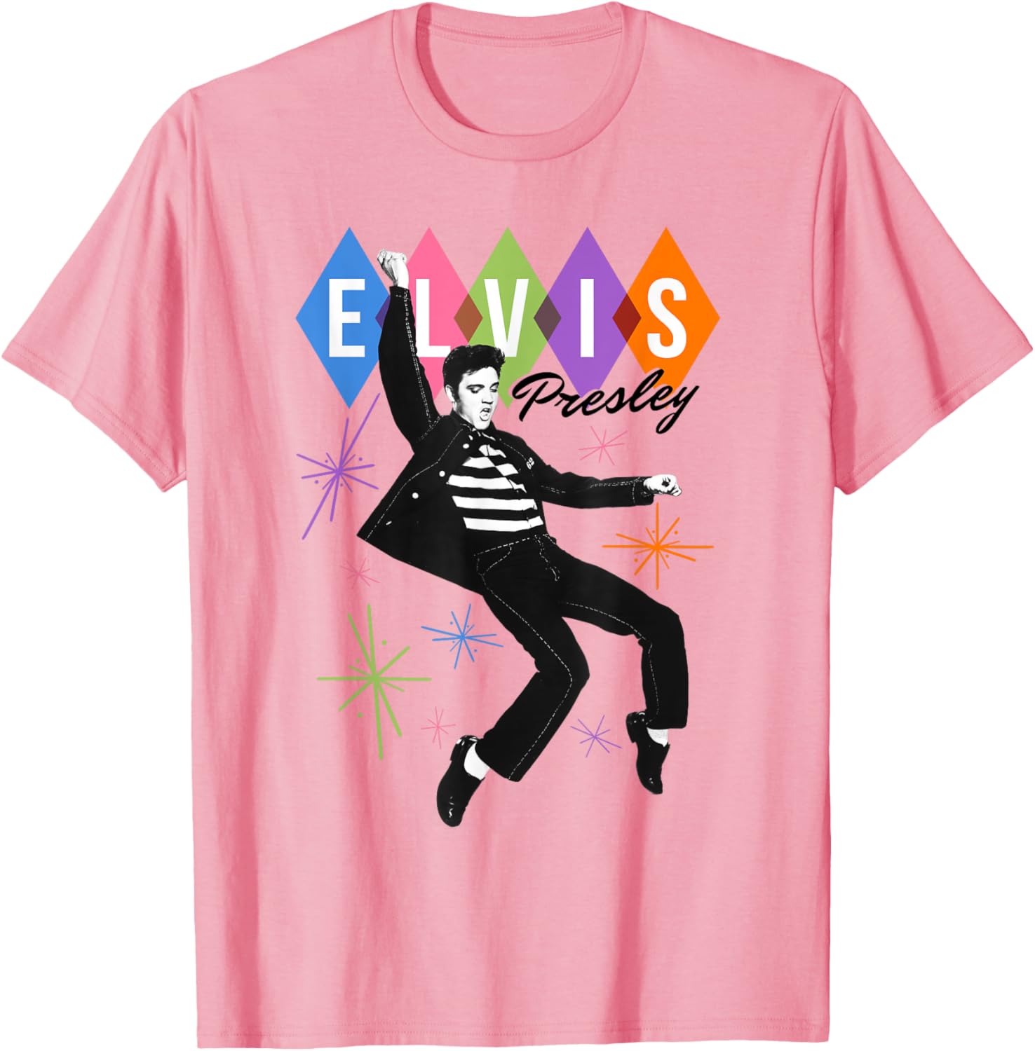 Elvis Presley Official Dancing Star T-Shirt - Vintage Style Music Apparel - 6