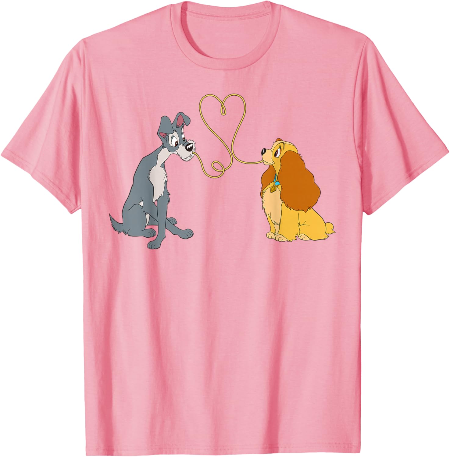 Disney Lady and The Tramp Bella Notte T-Shirt for Fans of Classic Romance - 7