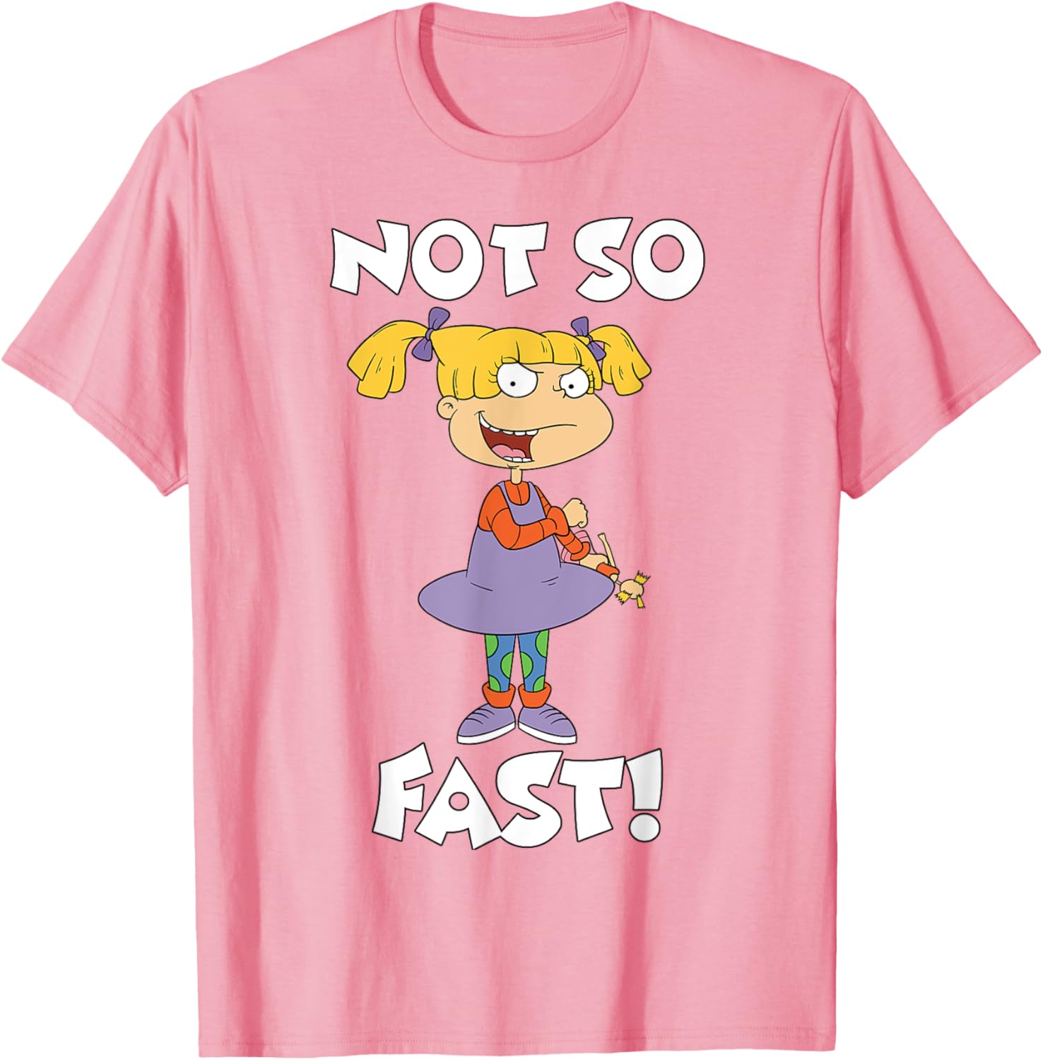 Mademark Rugrats Angelica Pickles Not So Fast T-Shirt for Kids - 3