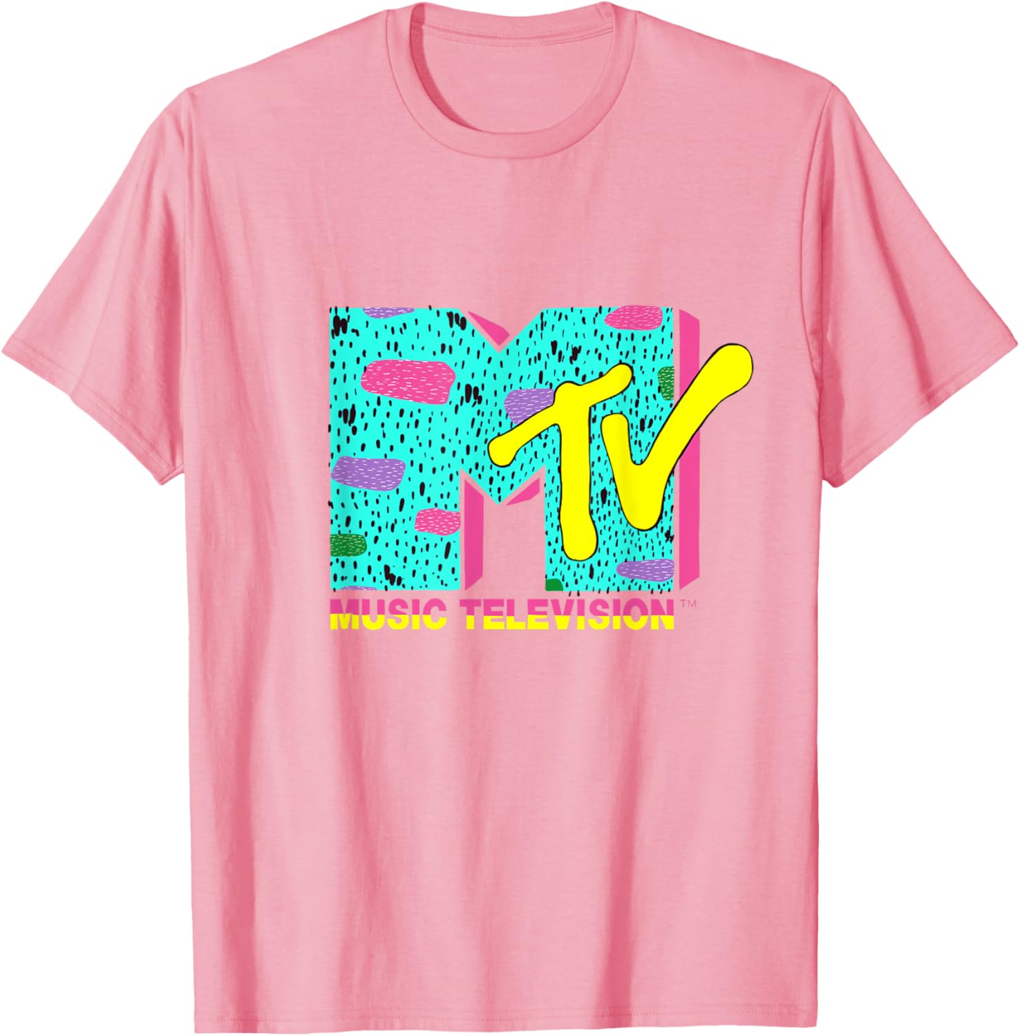 Vibrant Mademark x MTV Logo T-Shirt with Funky Design for Enthusiasts - 14