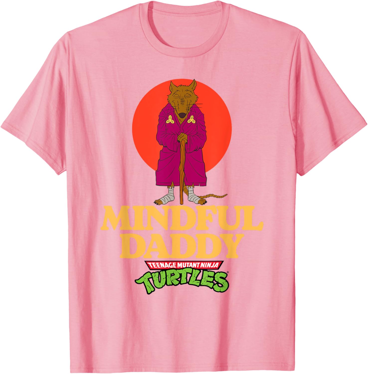 Mindful Daddy Splinter TMNT Father's Day T-Shirt for Super Dads - 10