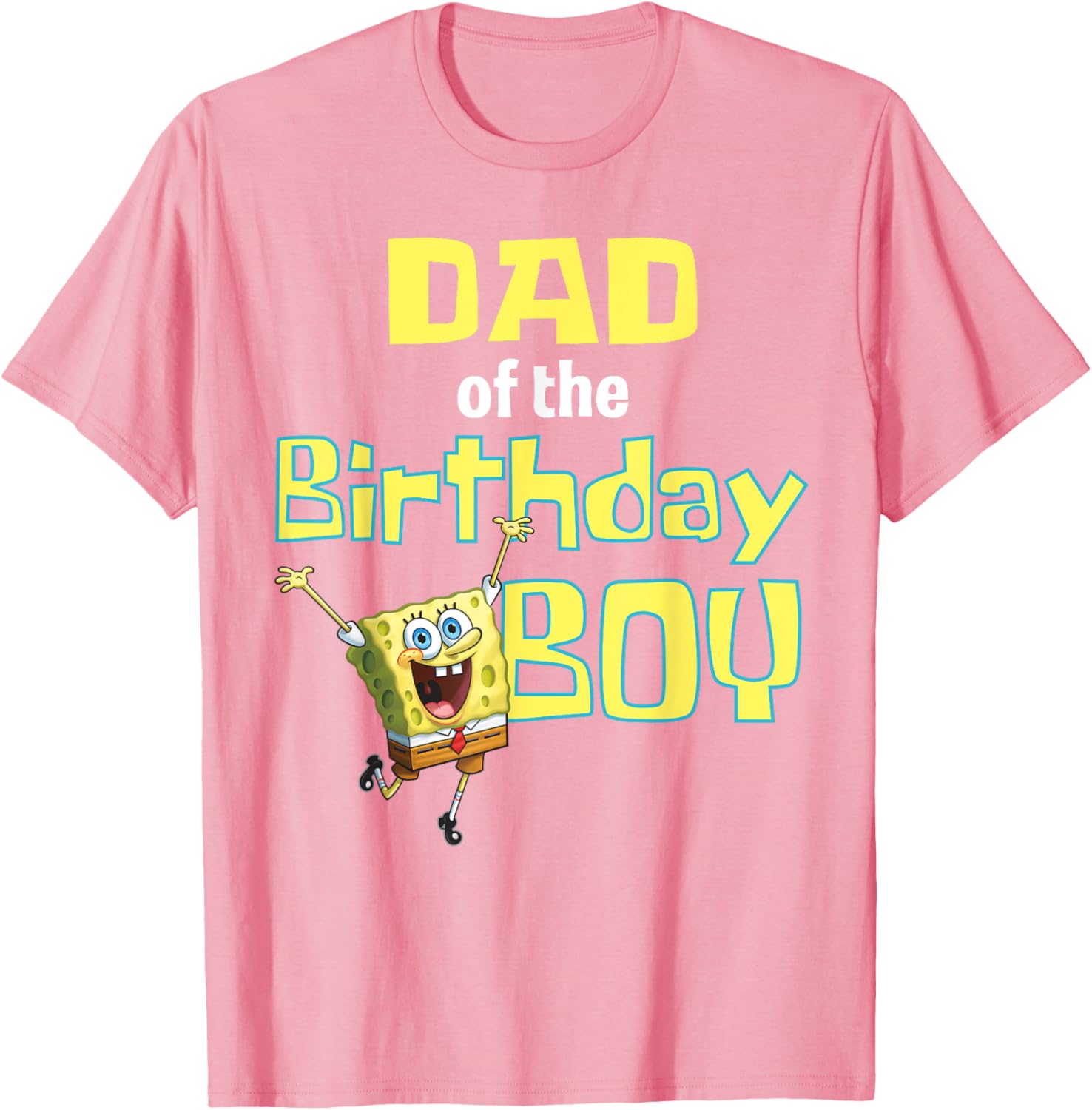 SpongeBob SquarePants Dad Of The Birthday Boy T-Shirt Fun Gift Idea - 17
