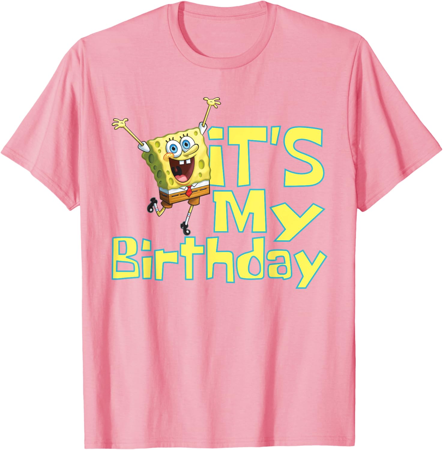 Mademark SpongeBob SquarePants It's My Birthday T-Shirt for Kids - 6