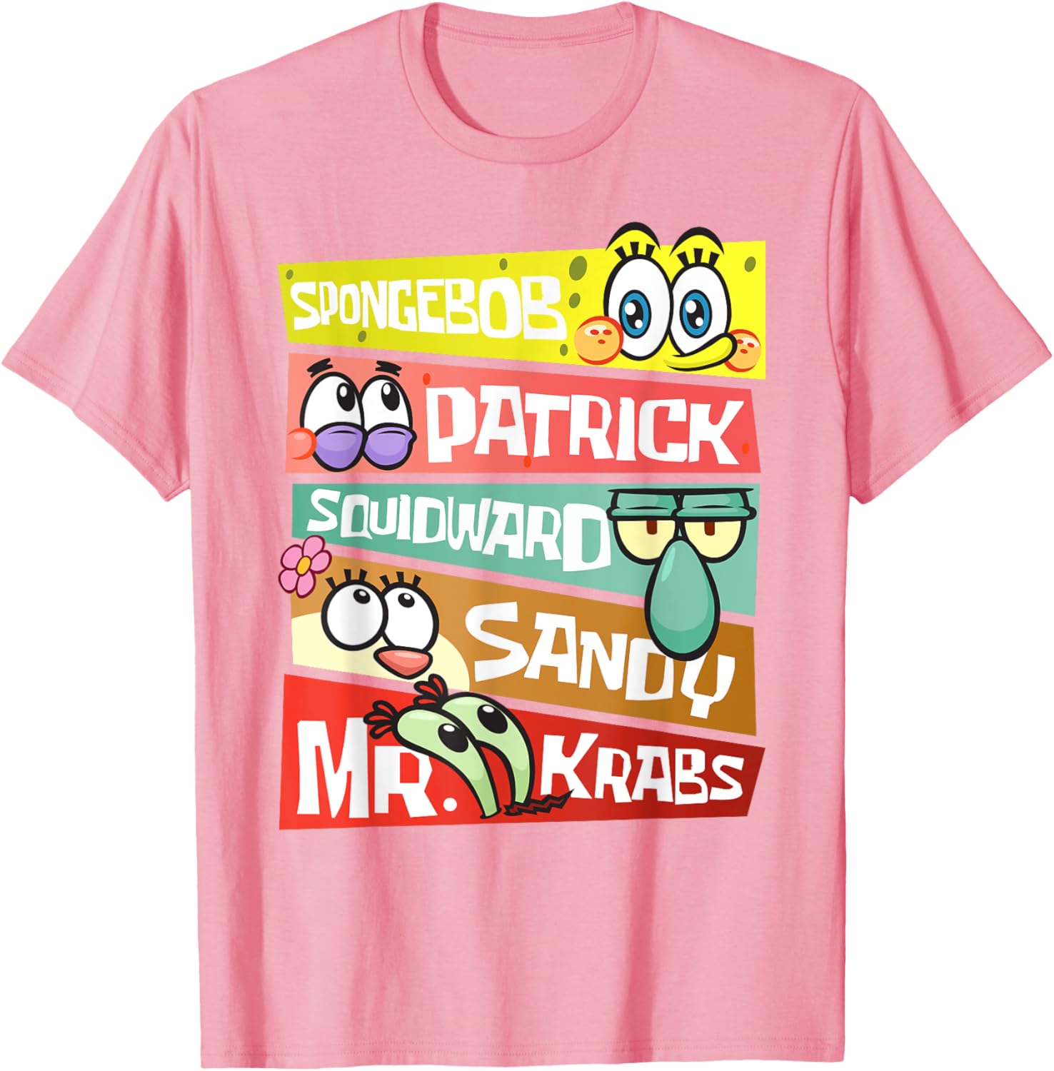 Mademark SpongeBob SquarePants T-Shirt Featuring Patrick, Squidward & Friends - 2
