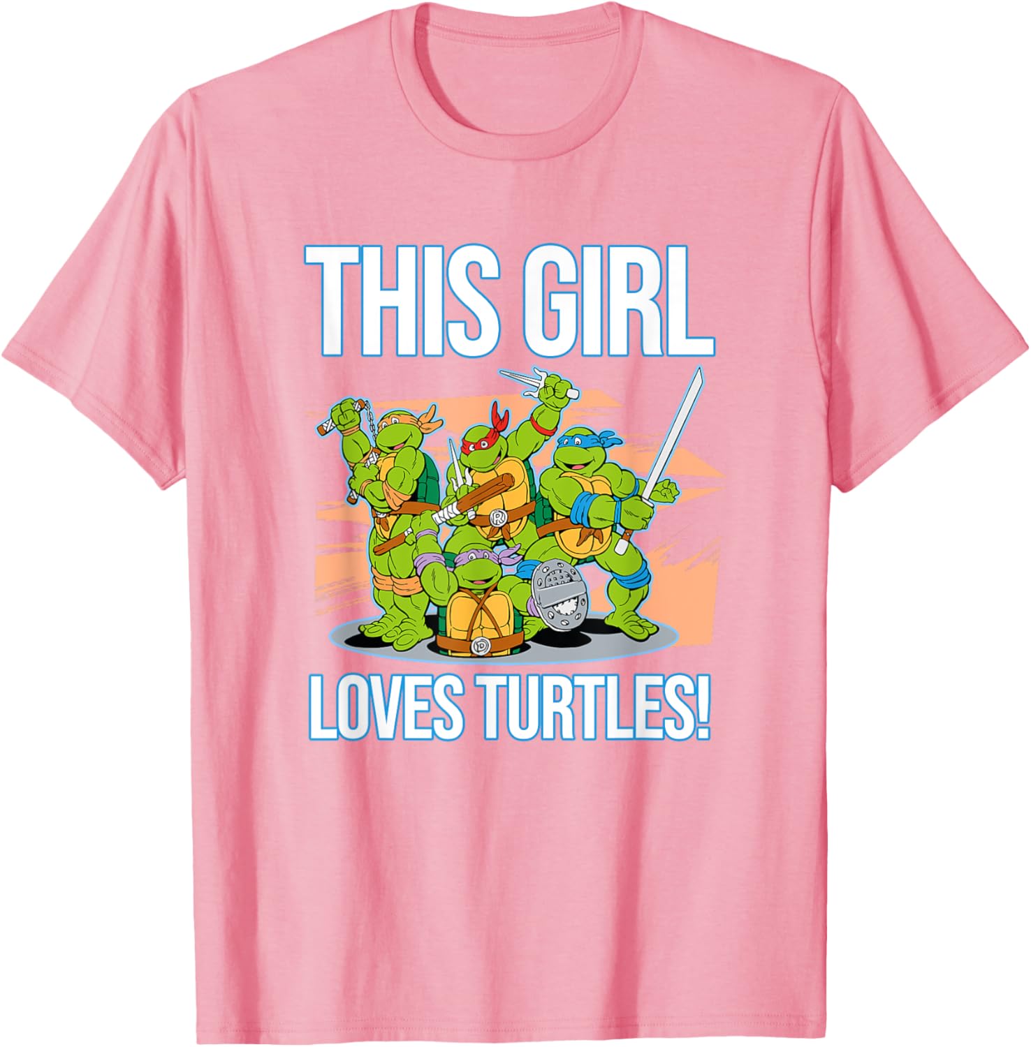 Mademark Teenage Mutant Ninja Turtles This Girl Loves Turtles T-Shirt - 19