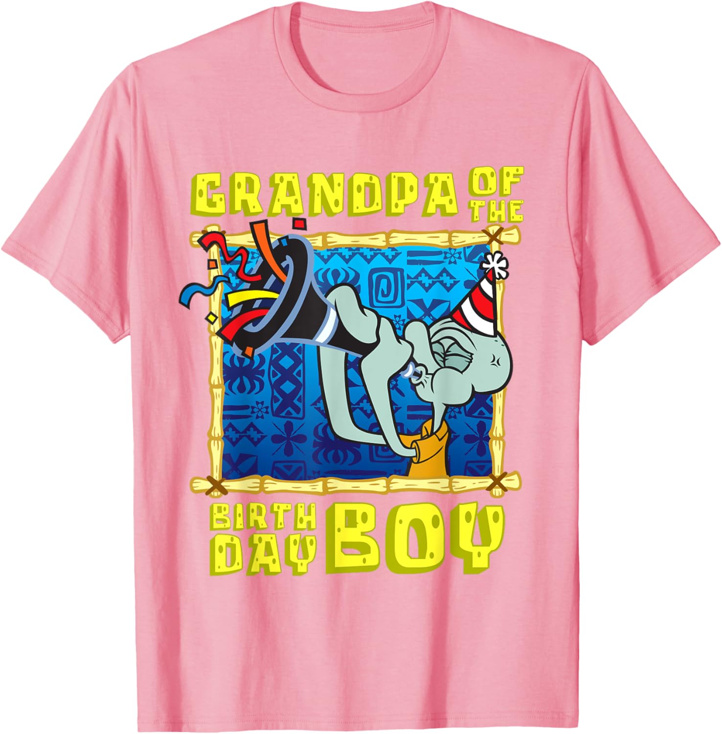 Mademark SpongeBob SquarePants Grandpa of the Birthday Boy T-Shirt - 8