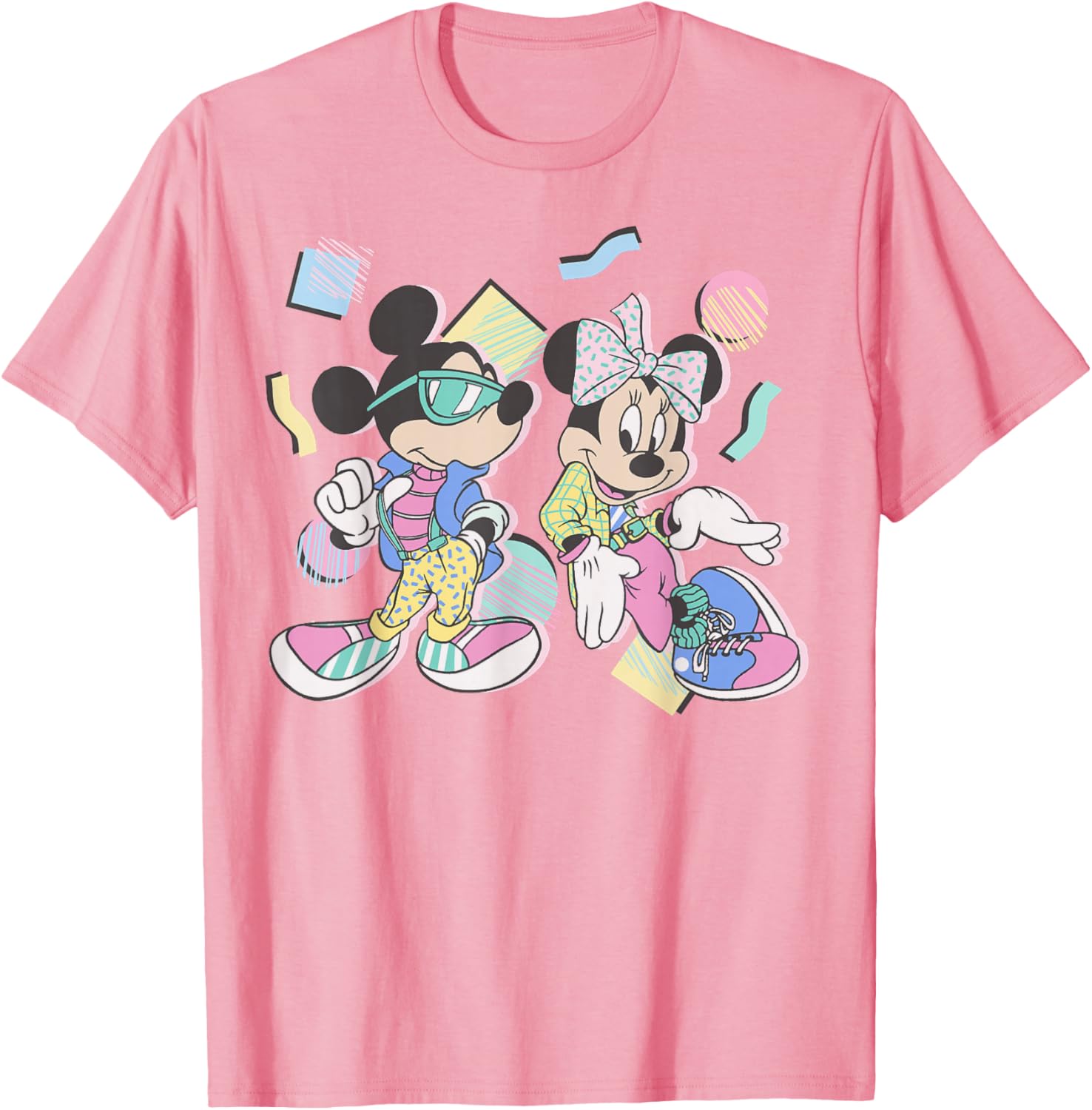 Disney Mickey and Minnie Retro 80s Style T-Shirt for Vintage Fans - 5