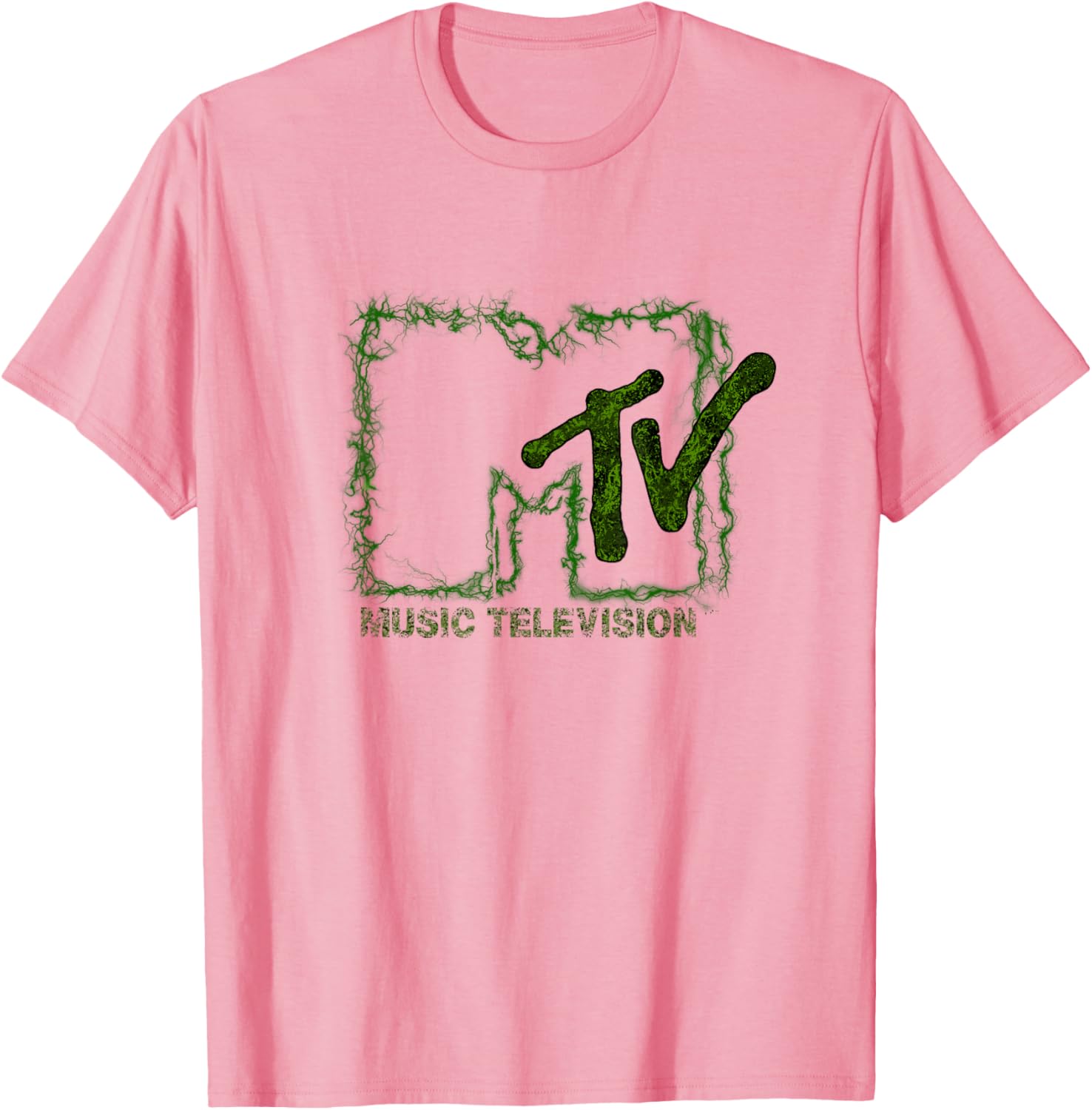 Mademark x MTV Eco-Friendly T-Shirt with Electric Green Logo Design - 4
