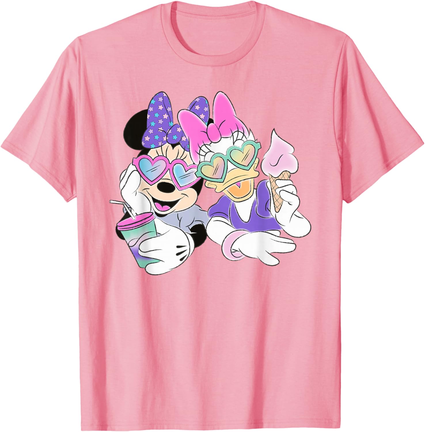 Adorable Disney Minnie Mouse and Daisy T-Shirt for Fun Casual Wear - 1