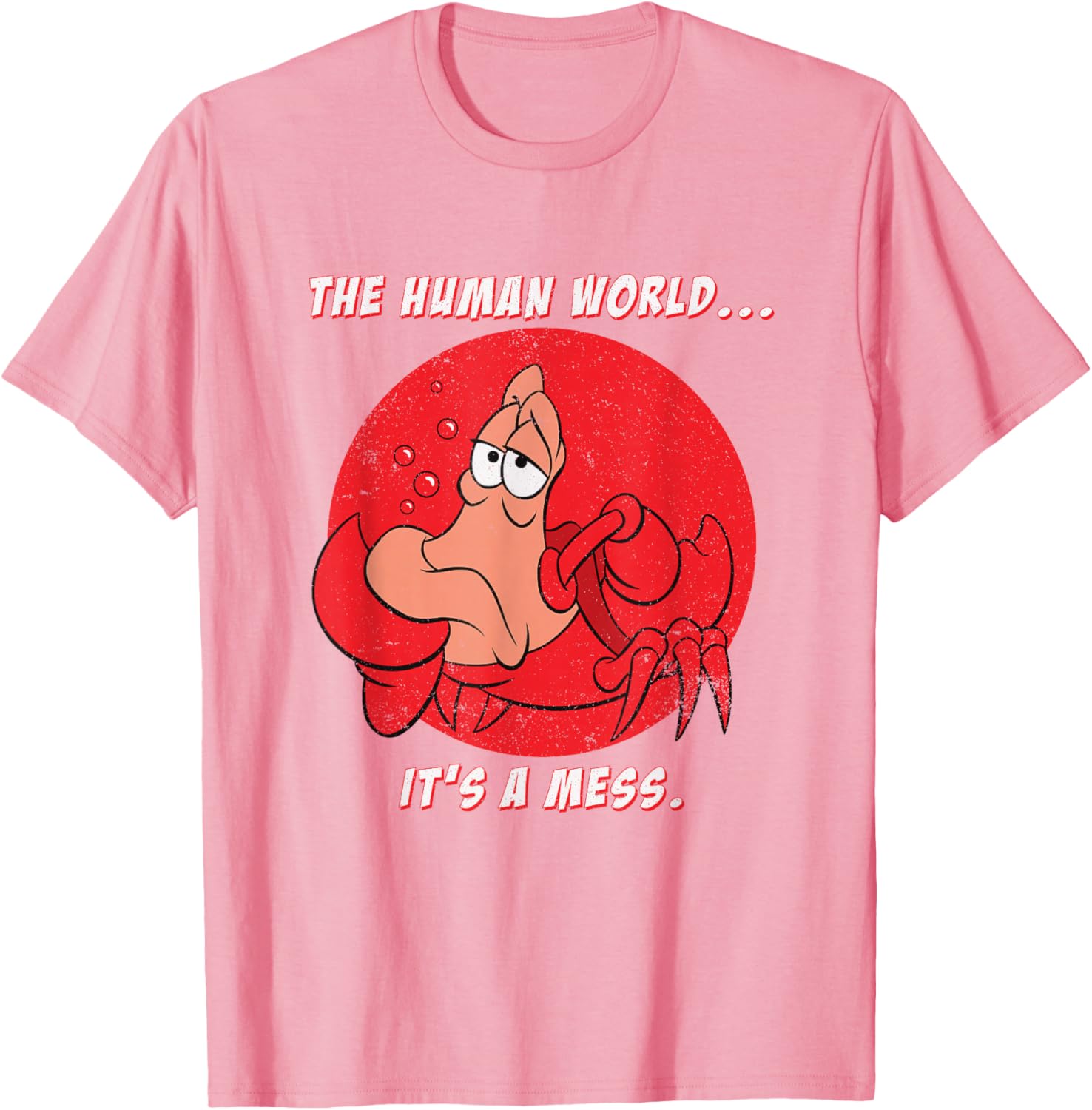 Disney The Little Mermaid Sebastian Human World T-Shirt for Fans - 6