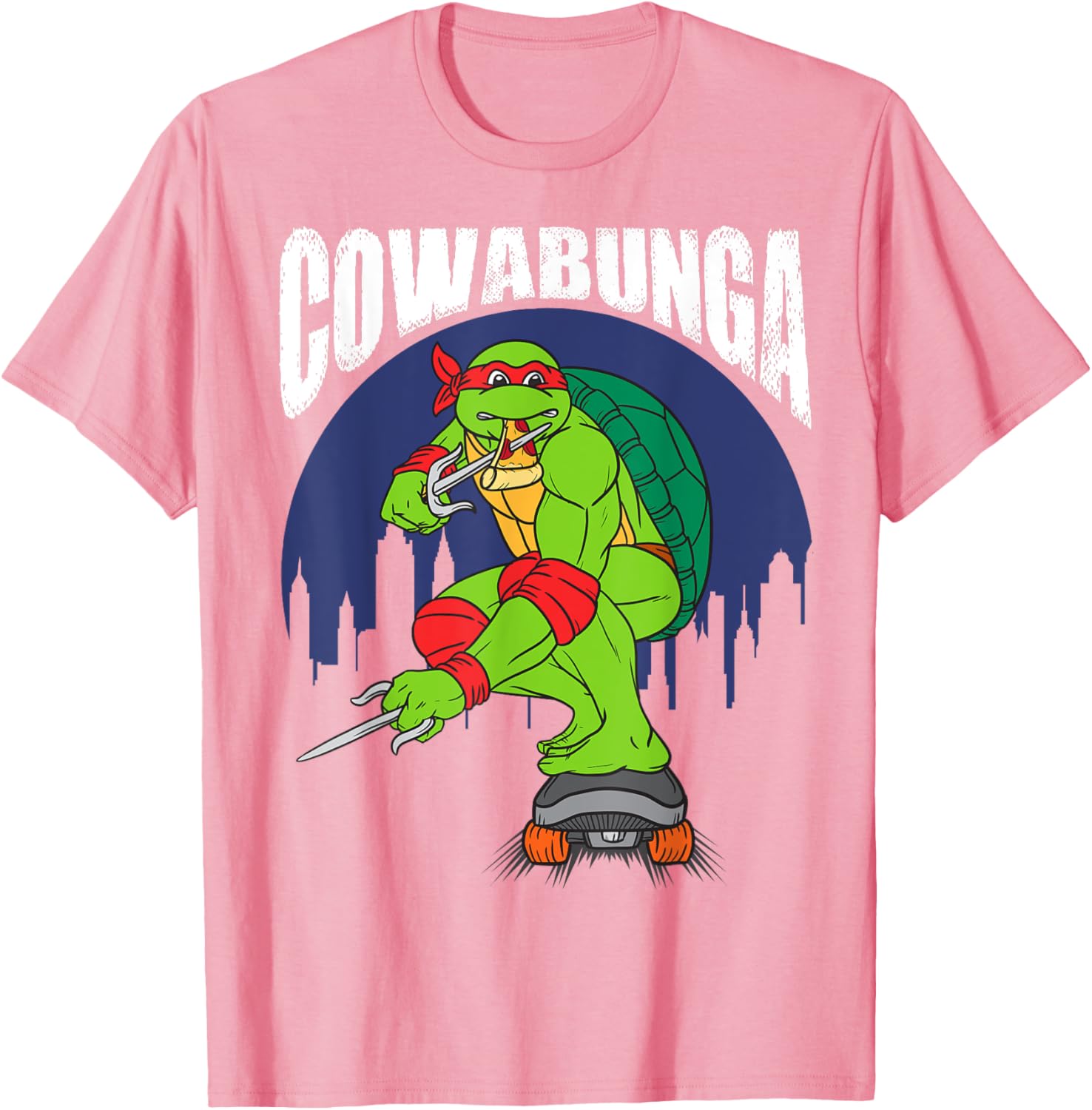 Mademark Teenage Mutant Ninja Turtles Cowabunga Raphael Pizza T-Shirt - 13
