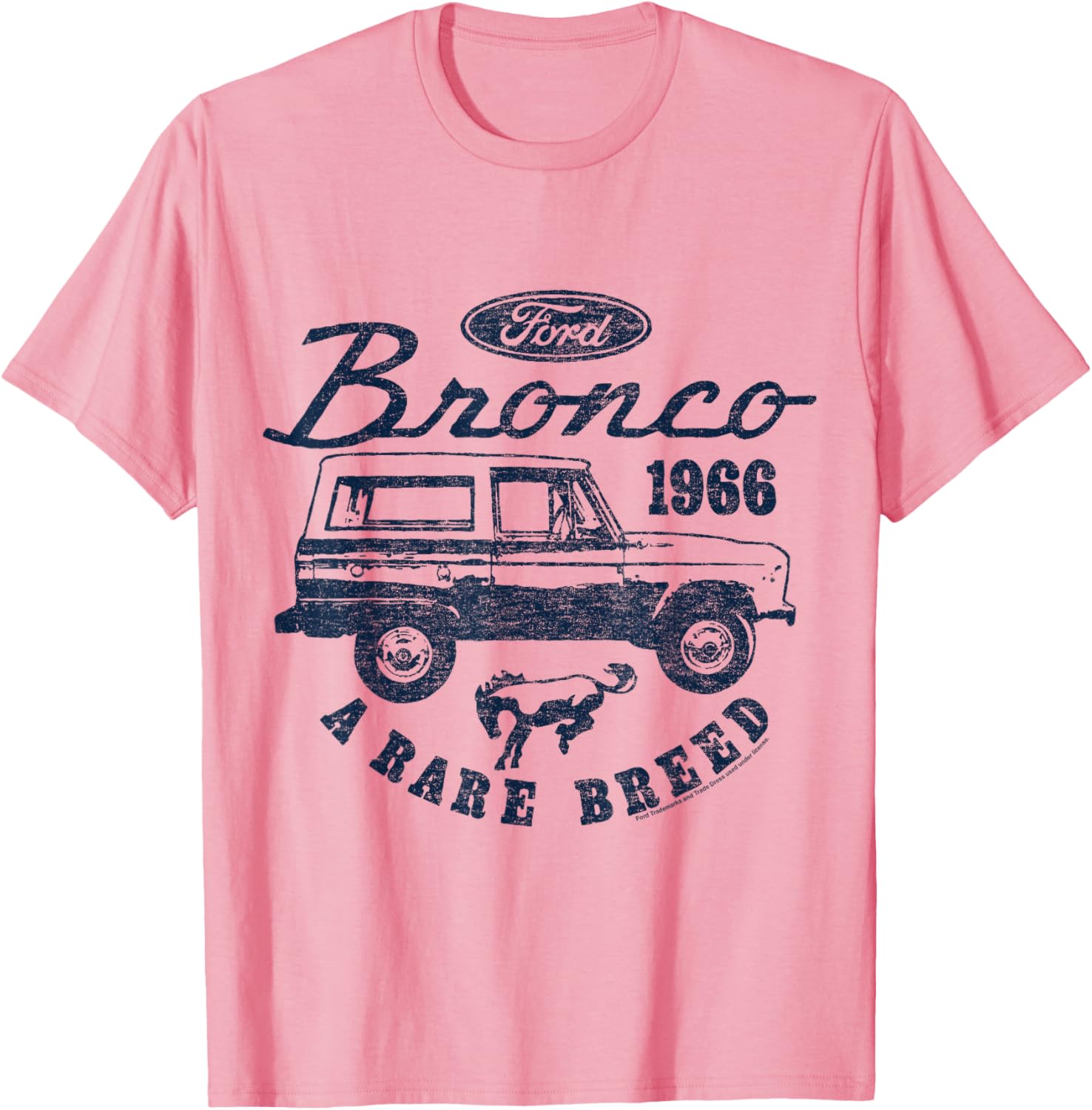 Ford Bronco 1966 Rare Breed Logo T-Shirt for Enthusiasts and Collectors - 1