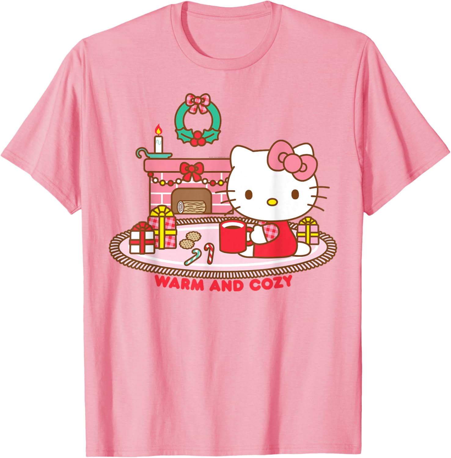 Hello Kitty Cozy Christmas T-Shirt Perfect for Festive Cheer and Comfort - 5