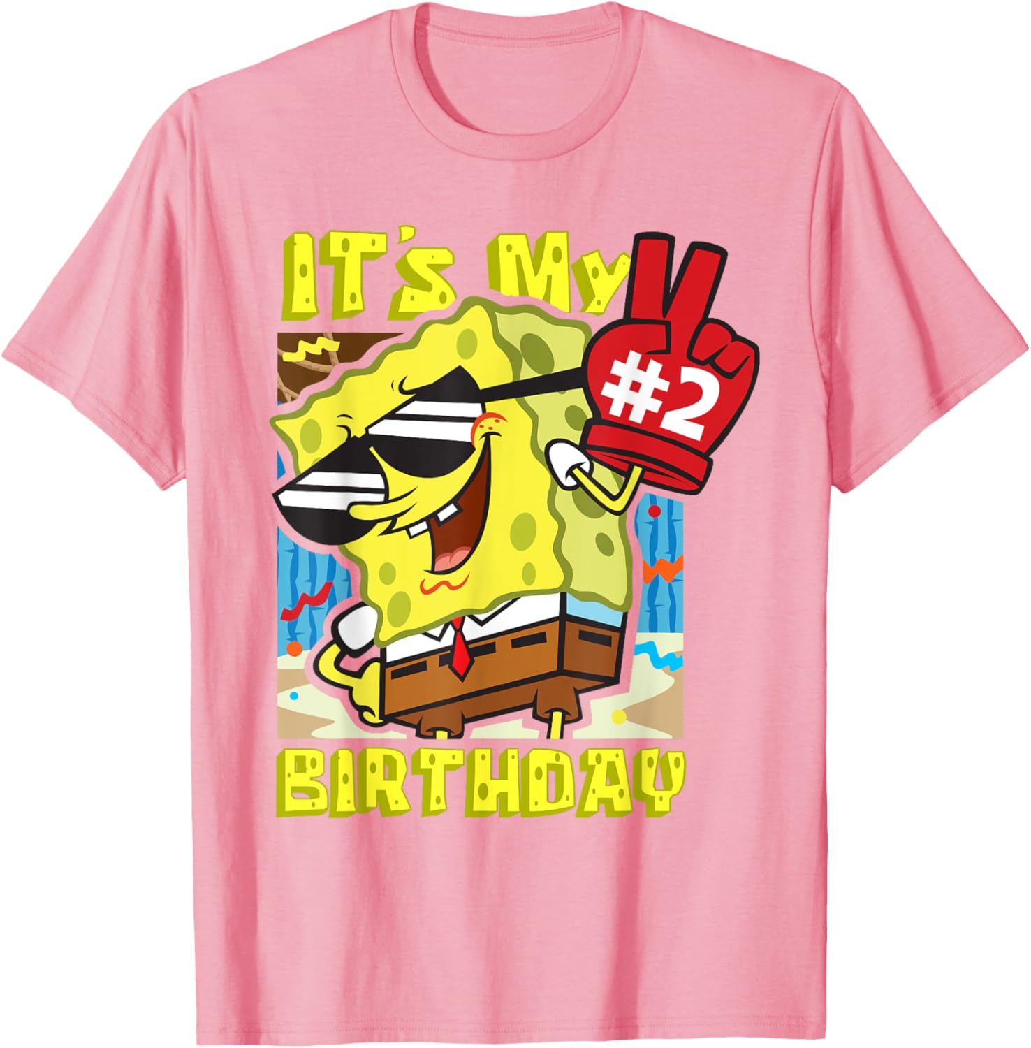 SpongeBob 2nd Birthday T-Shirt for Boys and Girls – Fun Gift Idea! - 14