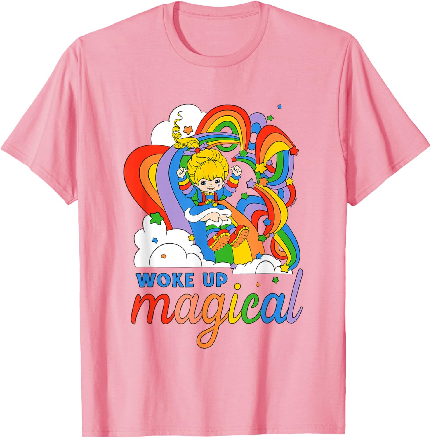 Rainbow Brite Vintage Slide T-Shirt Magical Retro Style for All Ages - 3
