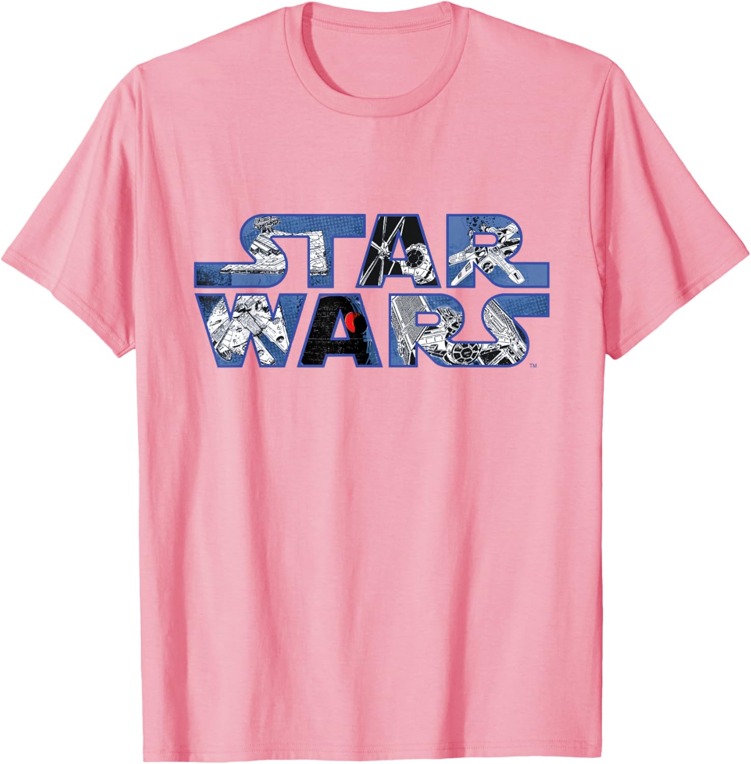 Star Wars Millennium Falcon and Death Star T-Shirt for Fans and Collectors - 5