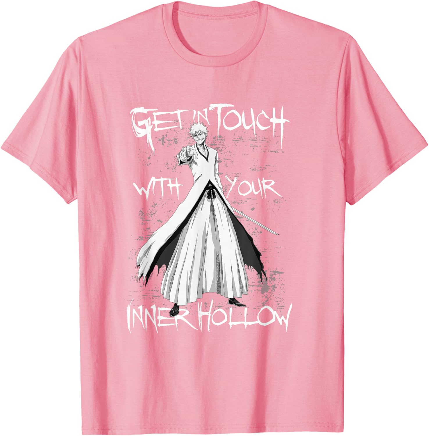 Bleach Anime T-Shirt Get In Touch With Your Inner Hollow Stylish Tee - 2
