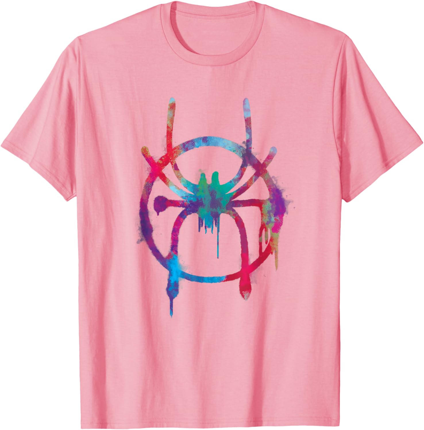 Marvel Spider-Man Into the Spider-Verse Rainbow Icon T-Shirt for Fans - 7