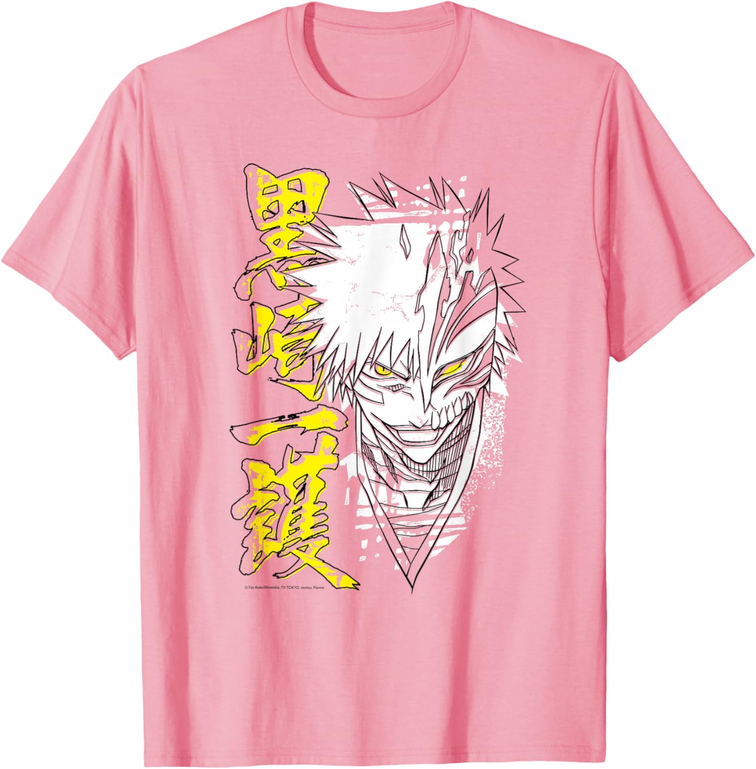 Bleach Ichigo Hollow Outline Sketch Anime T-Shirt for Fans and Collectors - 7