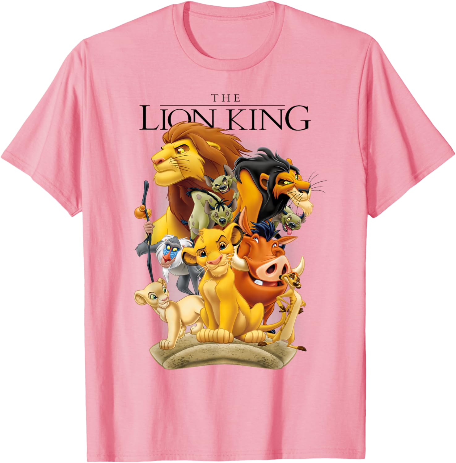 Disney The Lion King Pride Land Characters T-Shirt for Fans and Collectors - 4