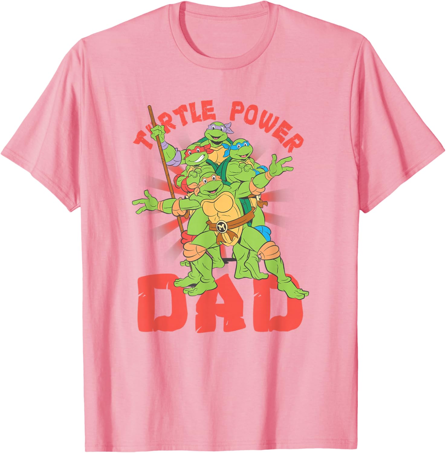 Teenage Mutant Ninja Turtles Dad Turtle Power T-Shirt for Fans - 8