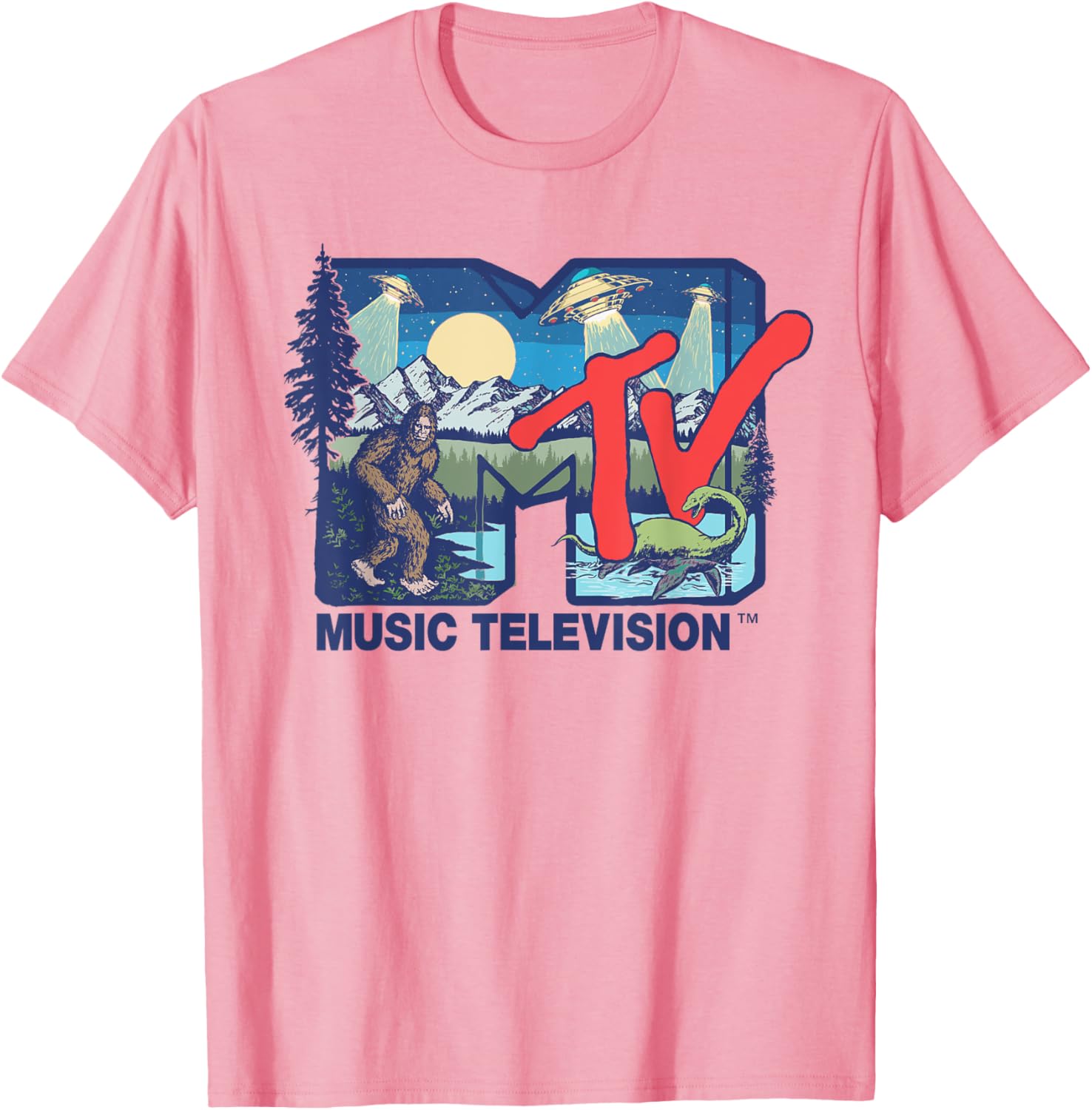 Mademark x MTV Cryptid Logo T-Shirt Featuring Bigfoot UFOs and Aliens - 13