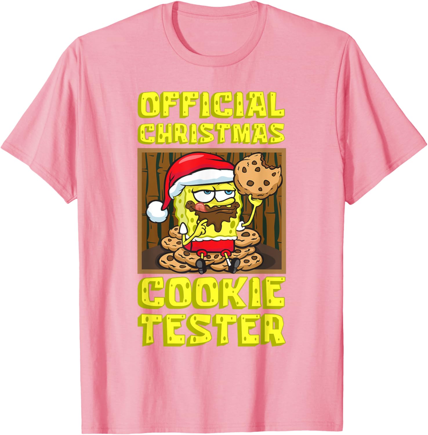 Mademark SpongeBob Christmas Funny Cookie Tester T-Shirt for Kids & Adults - 6